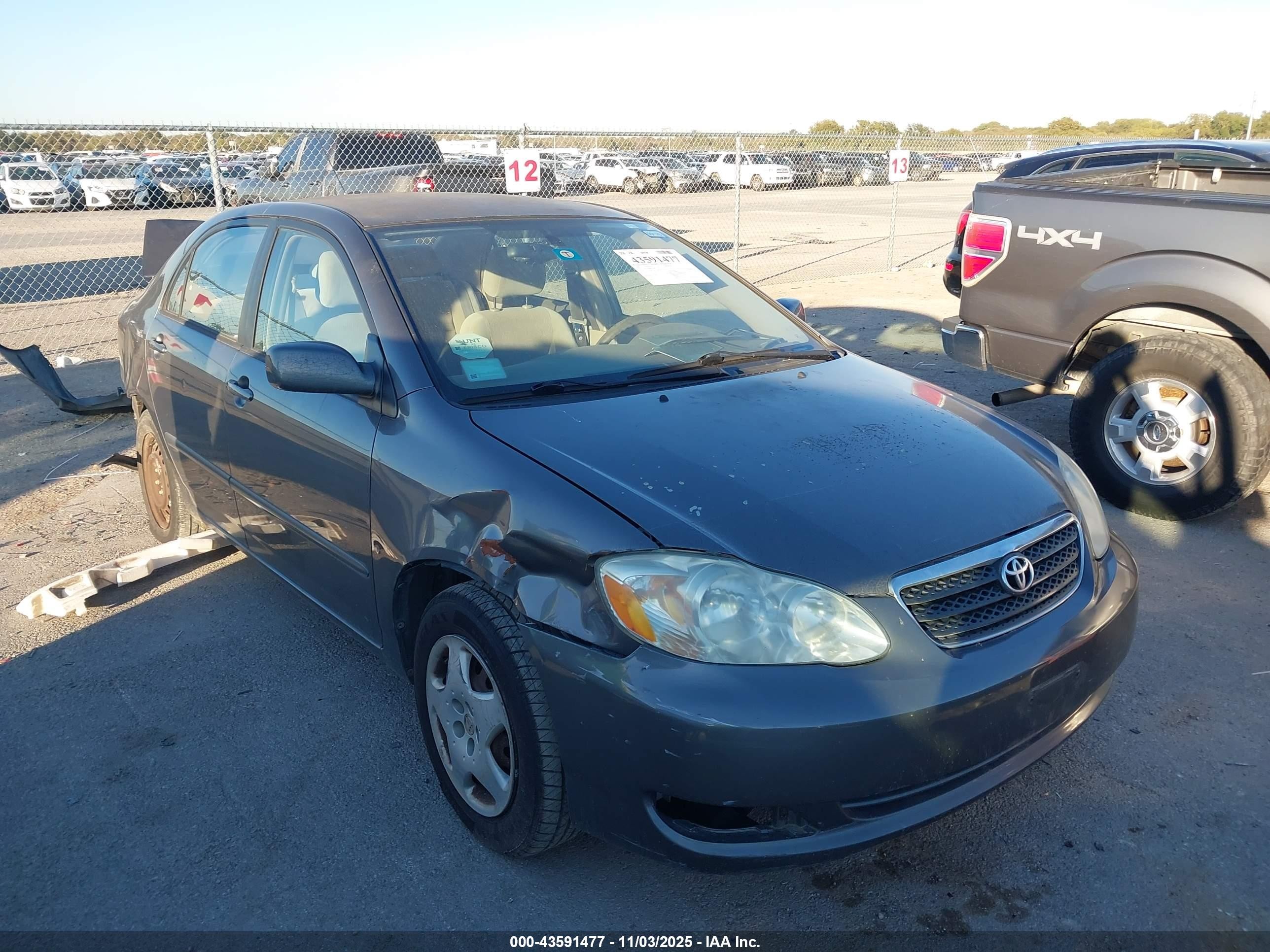 2008 Toyota Corolla Le Gray vin: 1NXBR32E38Z951690