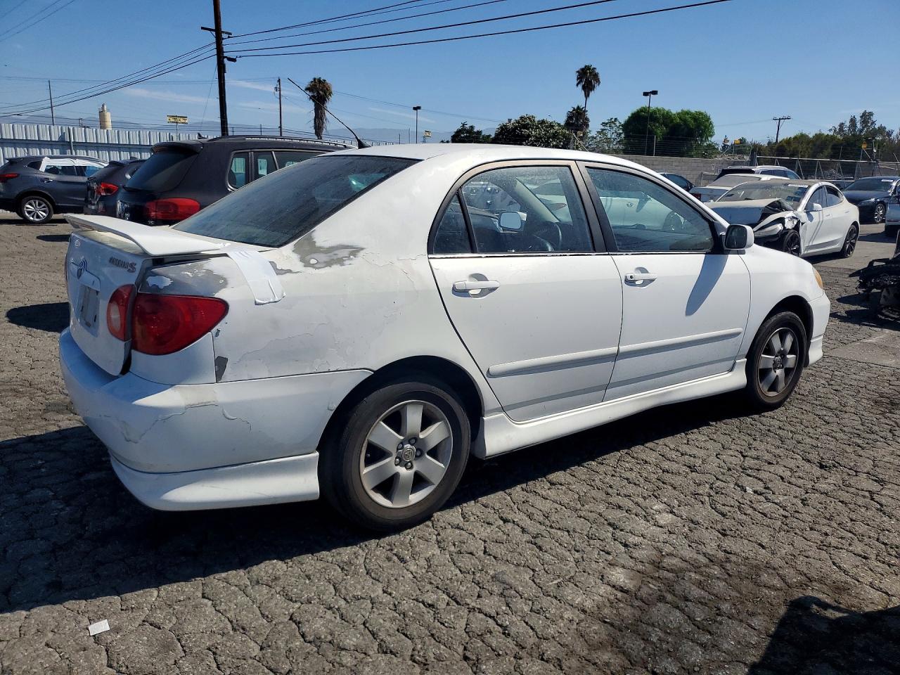 2004 Toyota Corolla S Белый vin: 1NXBR32E44Z241840