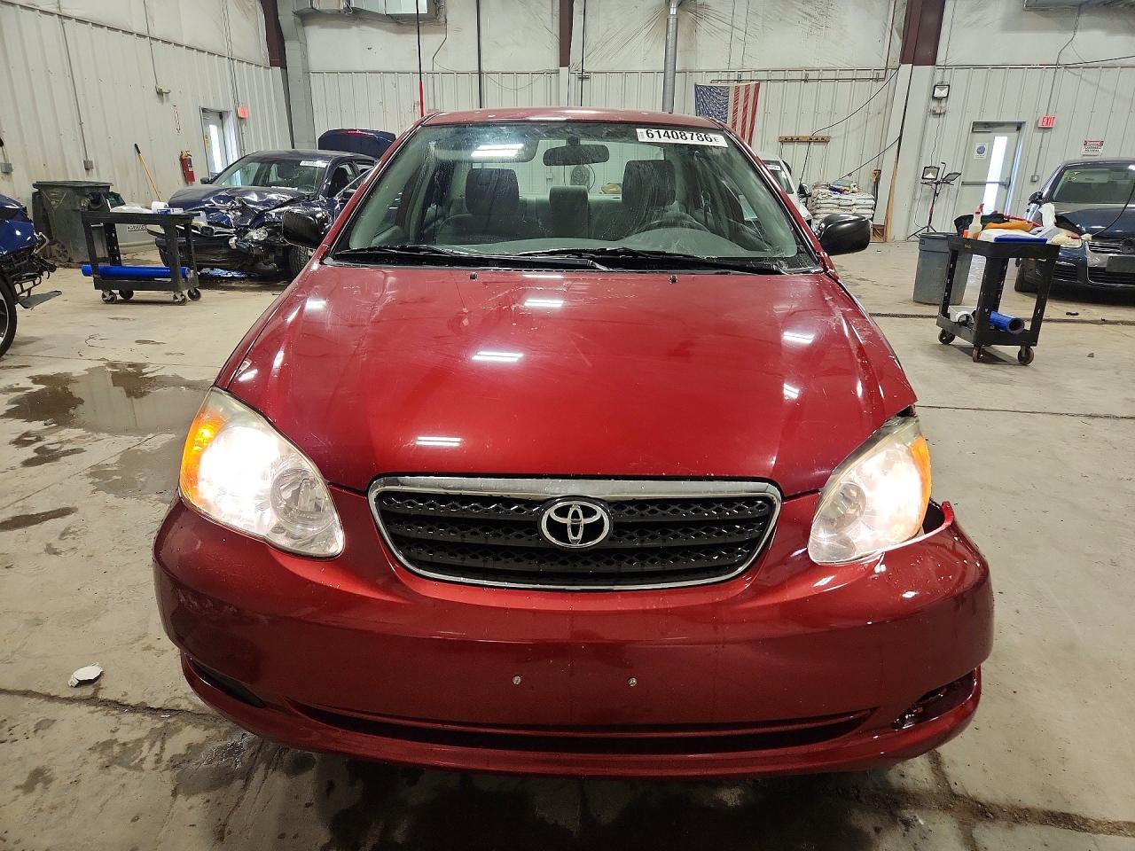 2005 Toyota Corolla Ce Red vin: 1NXBR32E45Z360926