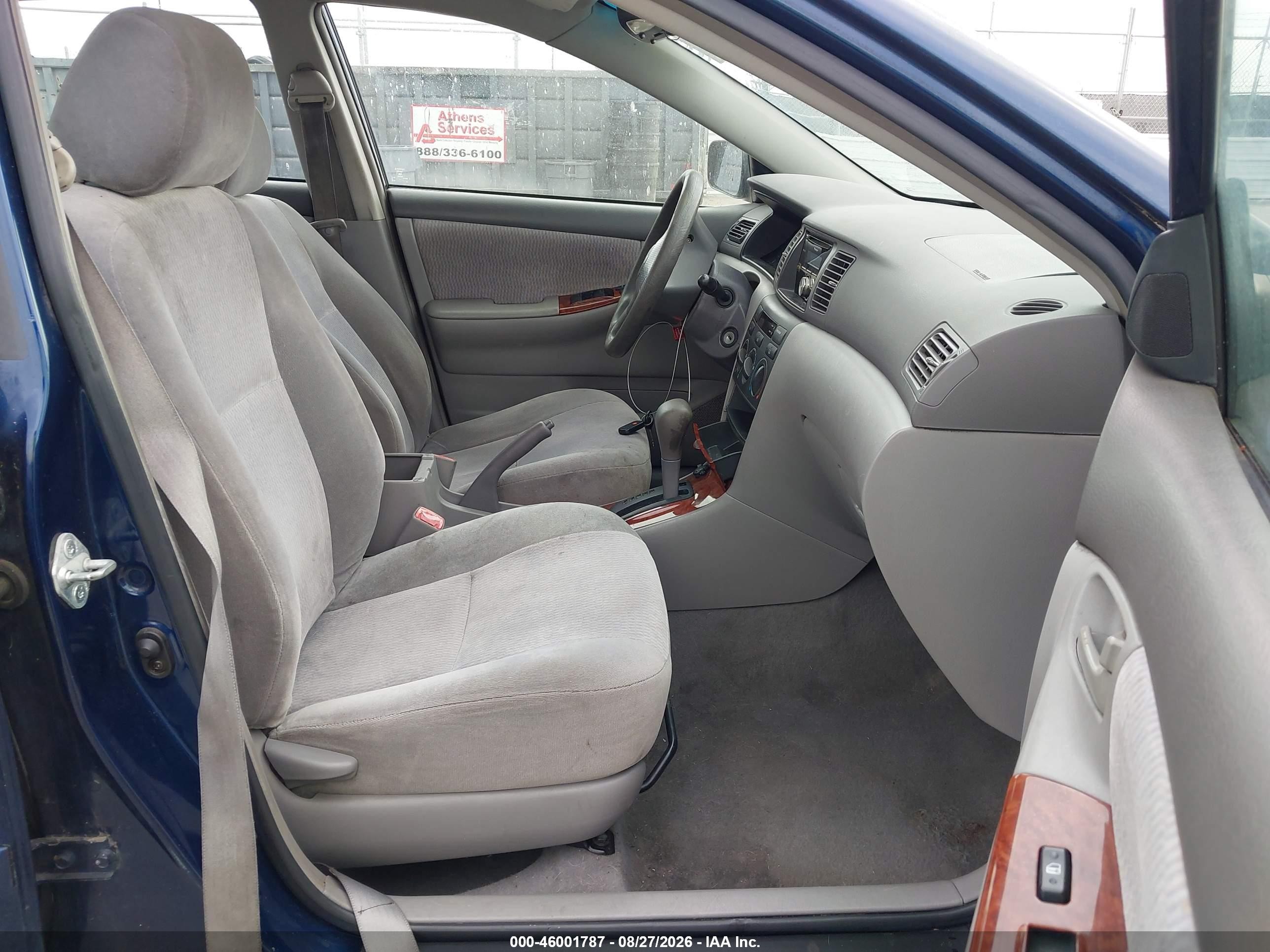 2005 Toyota Corolla Le Dark Blue vin: 1NXBR32E45Z407095
