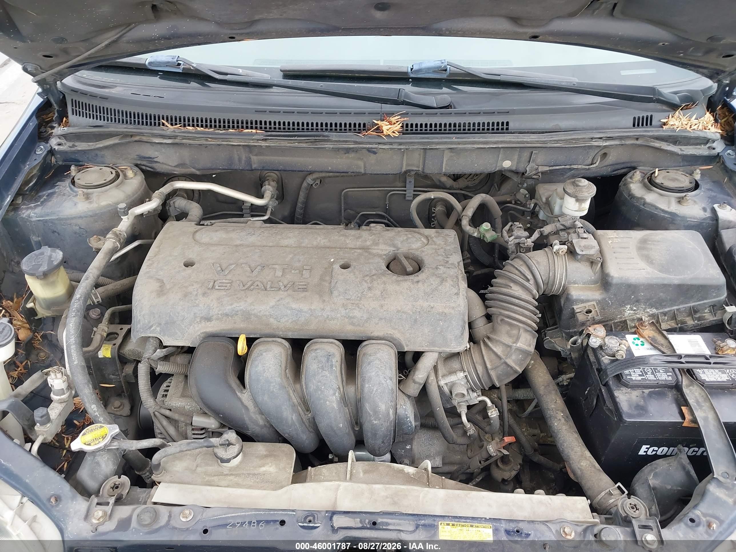 2005 Toyota Corolla Le Dark Blue vin: 1NXBR32E45Z407095