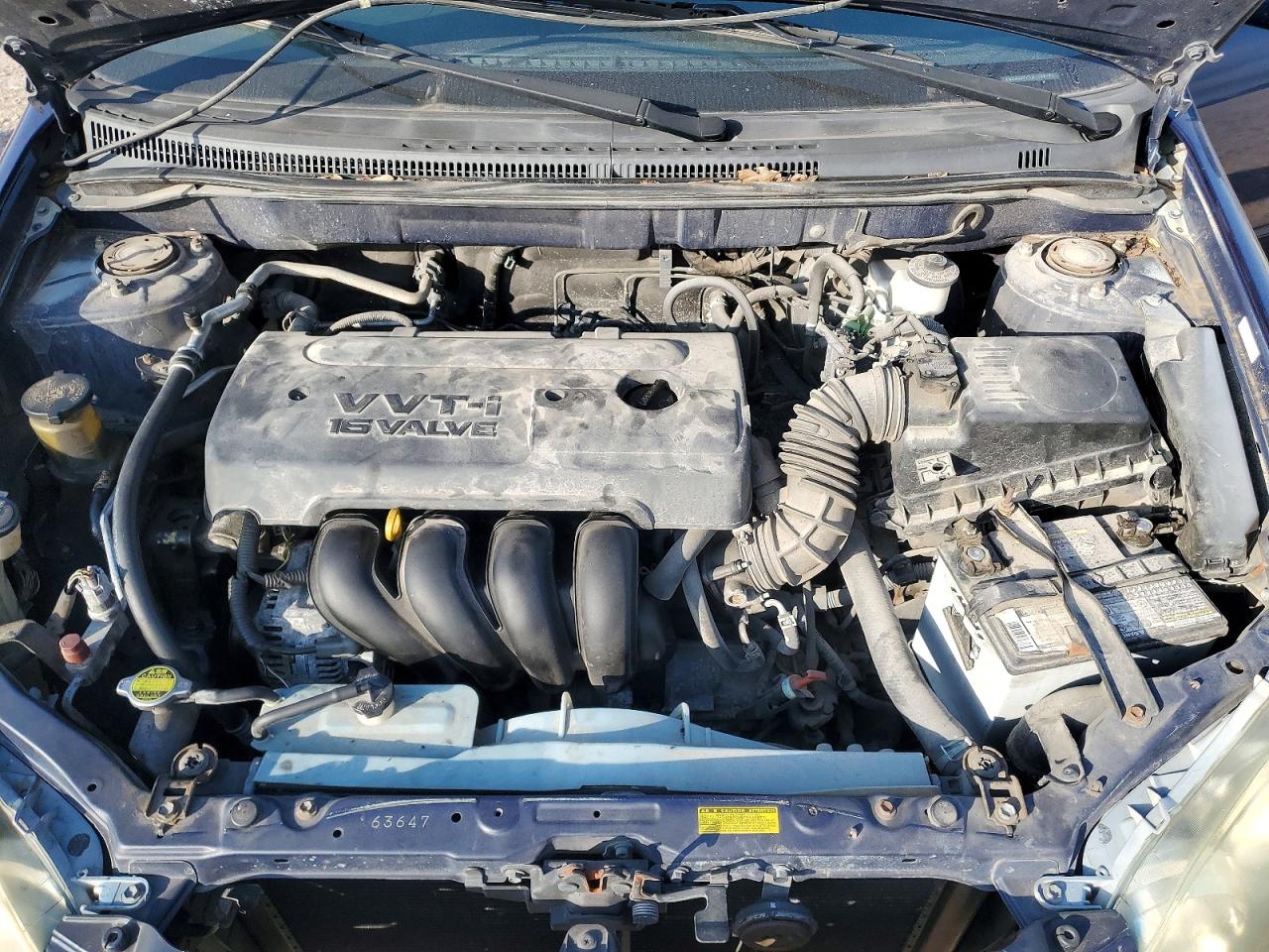 2004 Toyota Corolla Синий vin: 1NXBR32E45Z431414