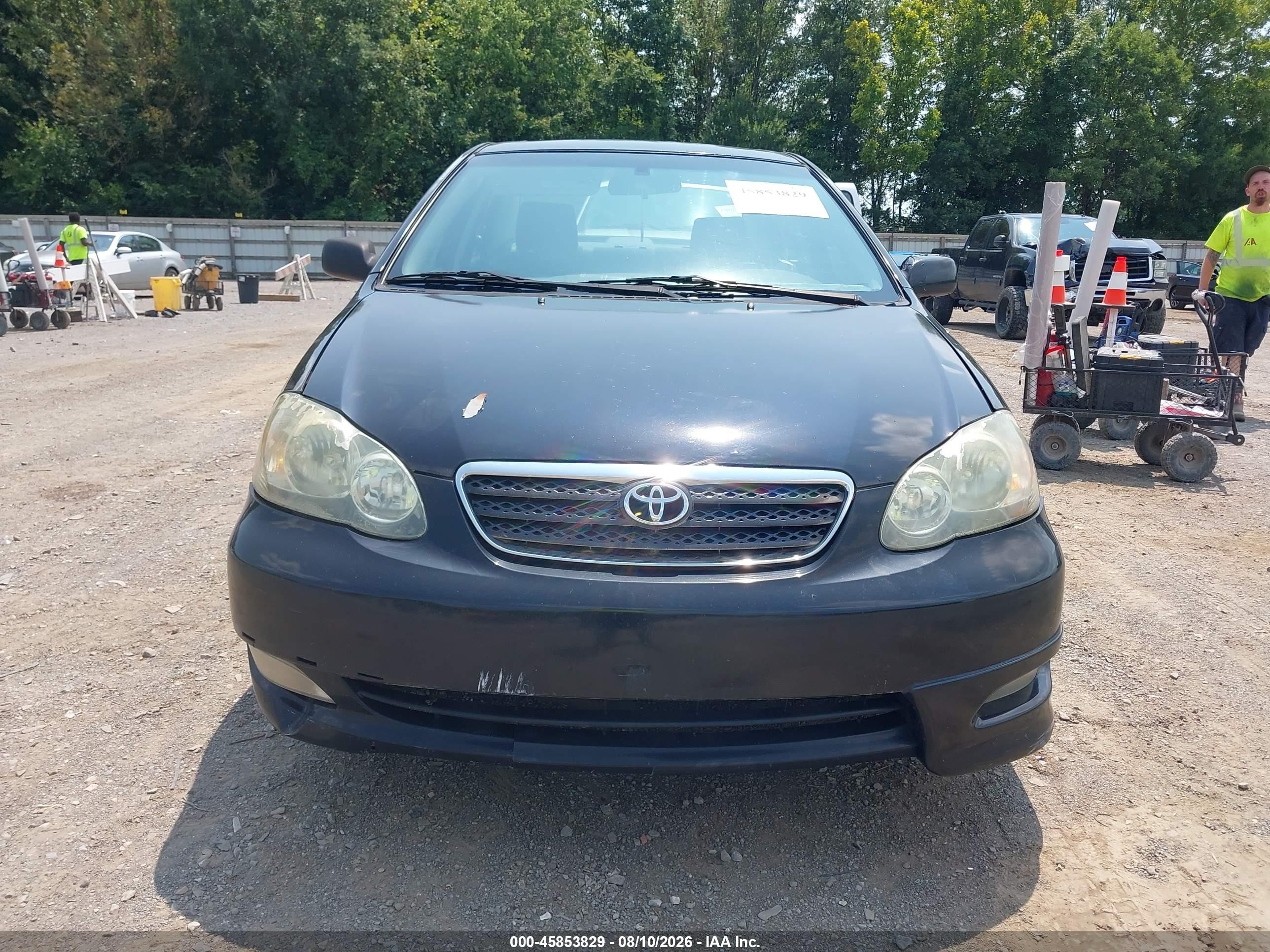 2005 Toyota Corolla S Black vin: 1NXBR32E45Z440582