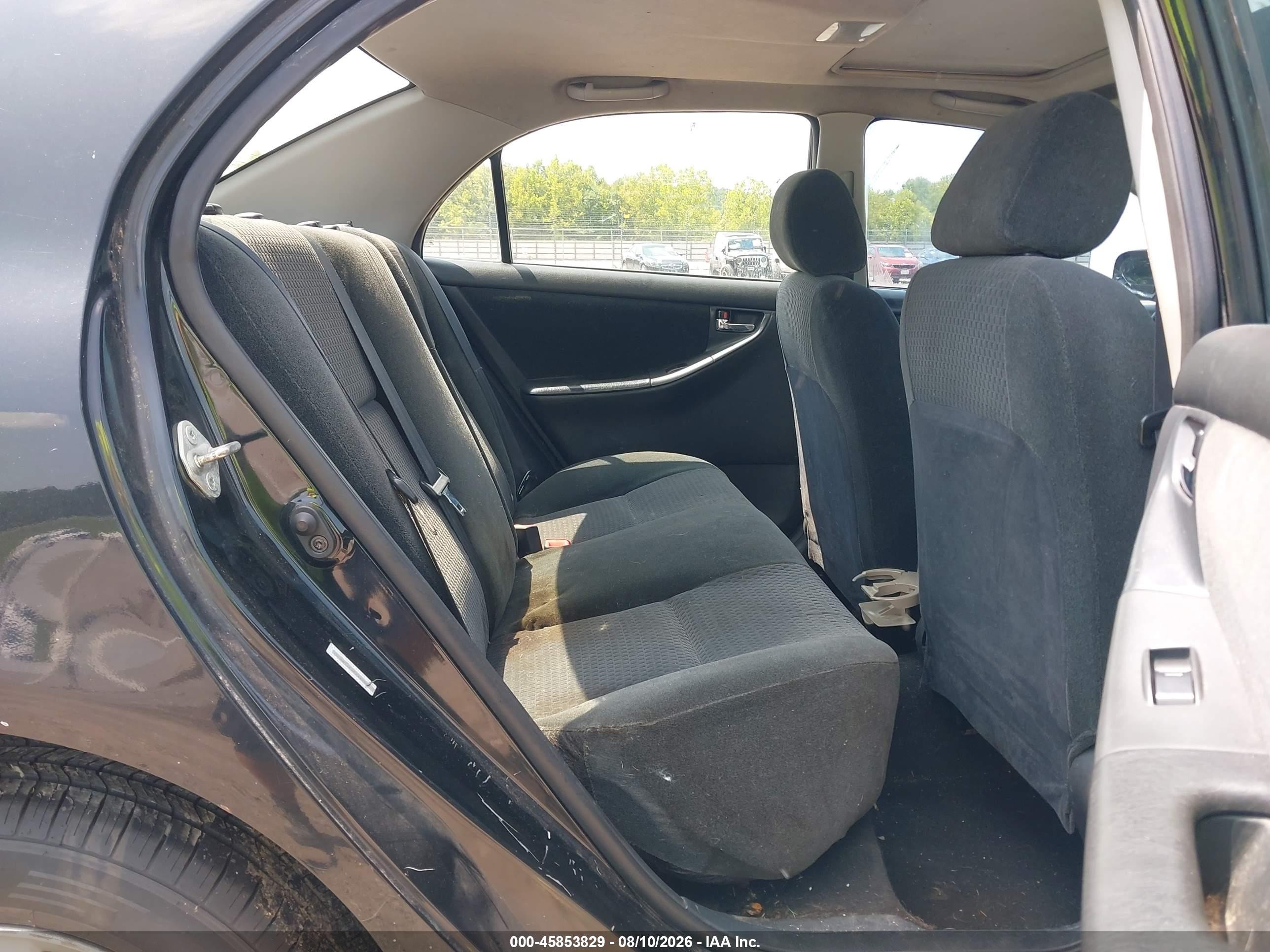 2005 Toyota Corolla S Black vin: 1NXBR32E45Z440582