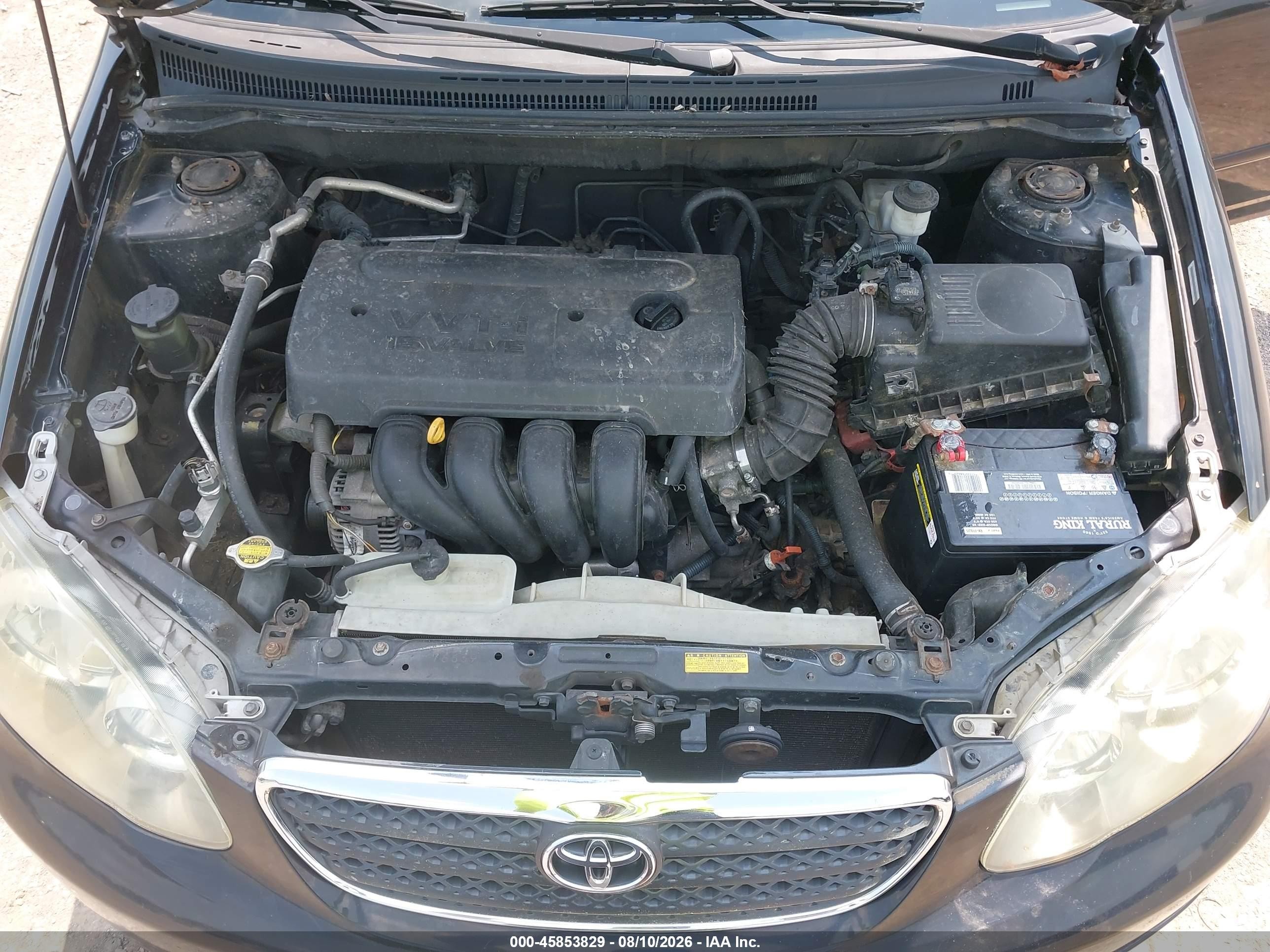 2005 Toyota Corolla S Black vin: 1NXBR32E45Z440582