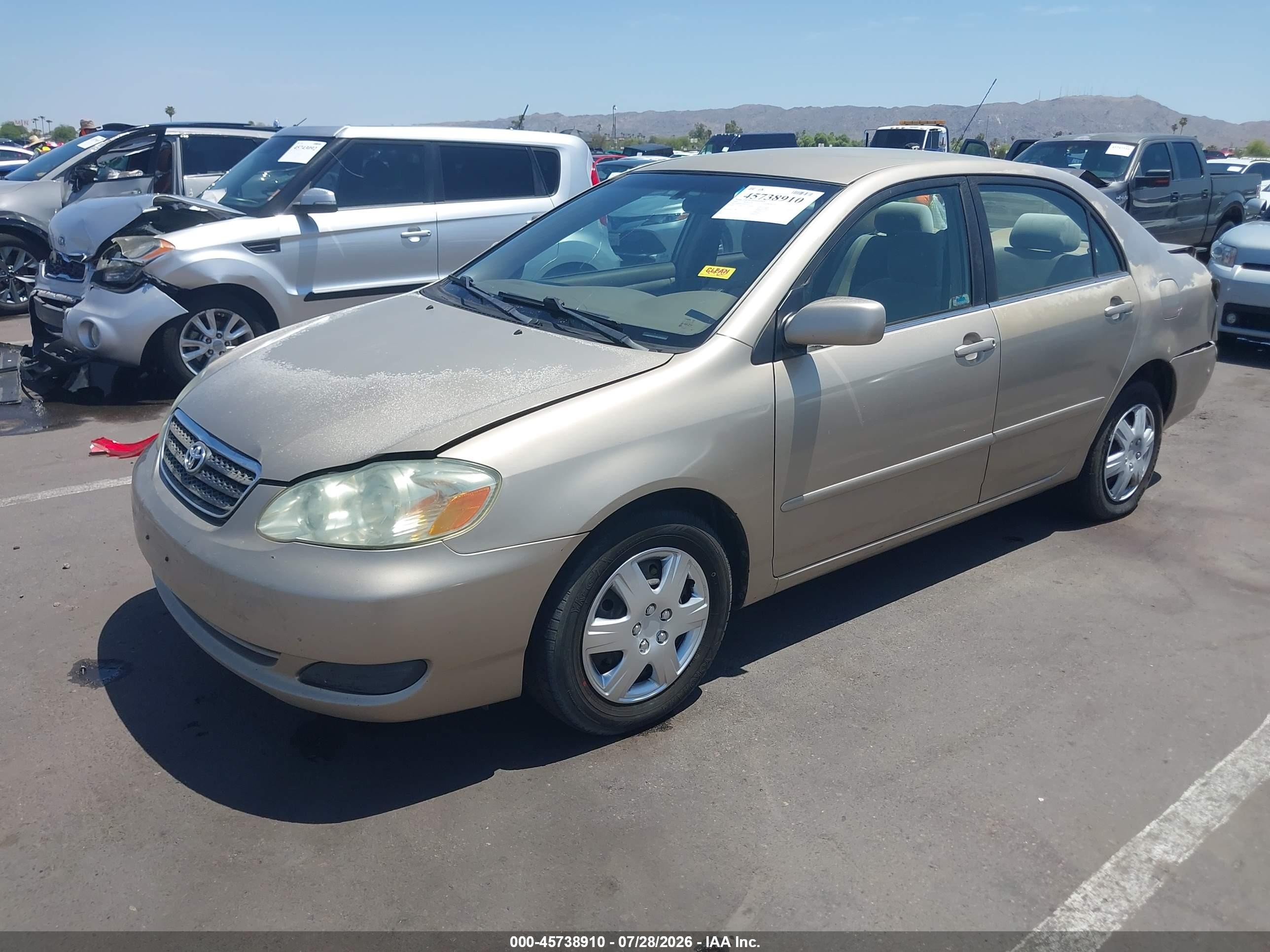 2005 Toyota Corolla Le Champagne vin: 1NXBR32E45Z453333