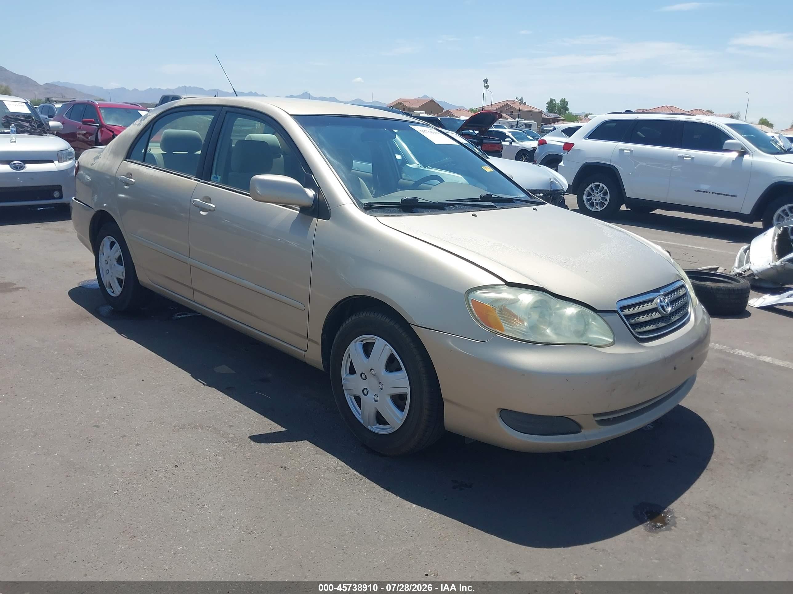 2005 Toyota Corolla Le Champagne vin: 1NXBR32E45Z453333