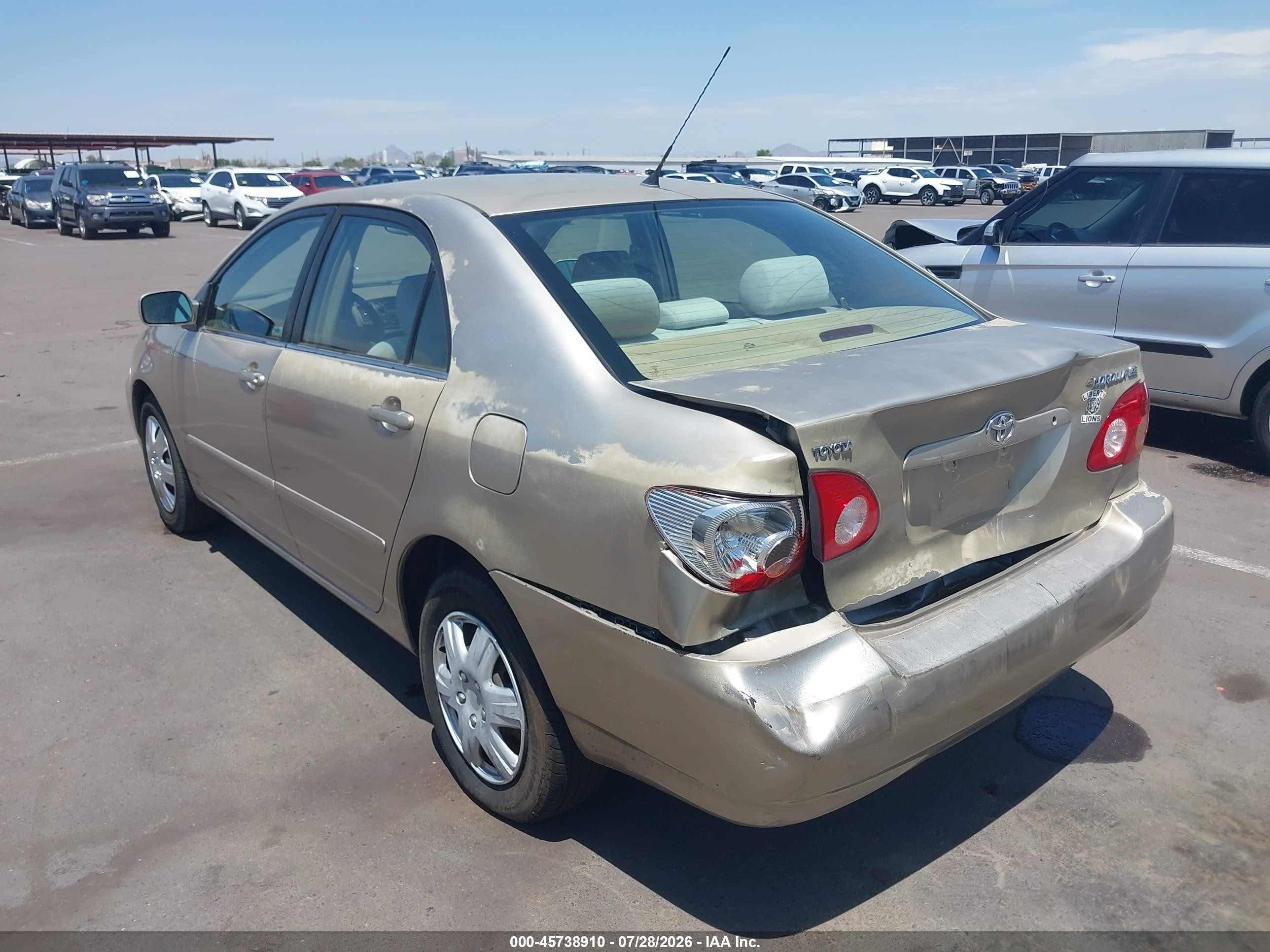 2005 Toyota Corolla Le Champagne vin: 1NXBR32E45Z453333