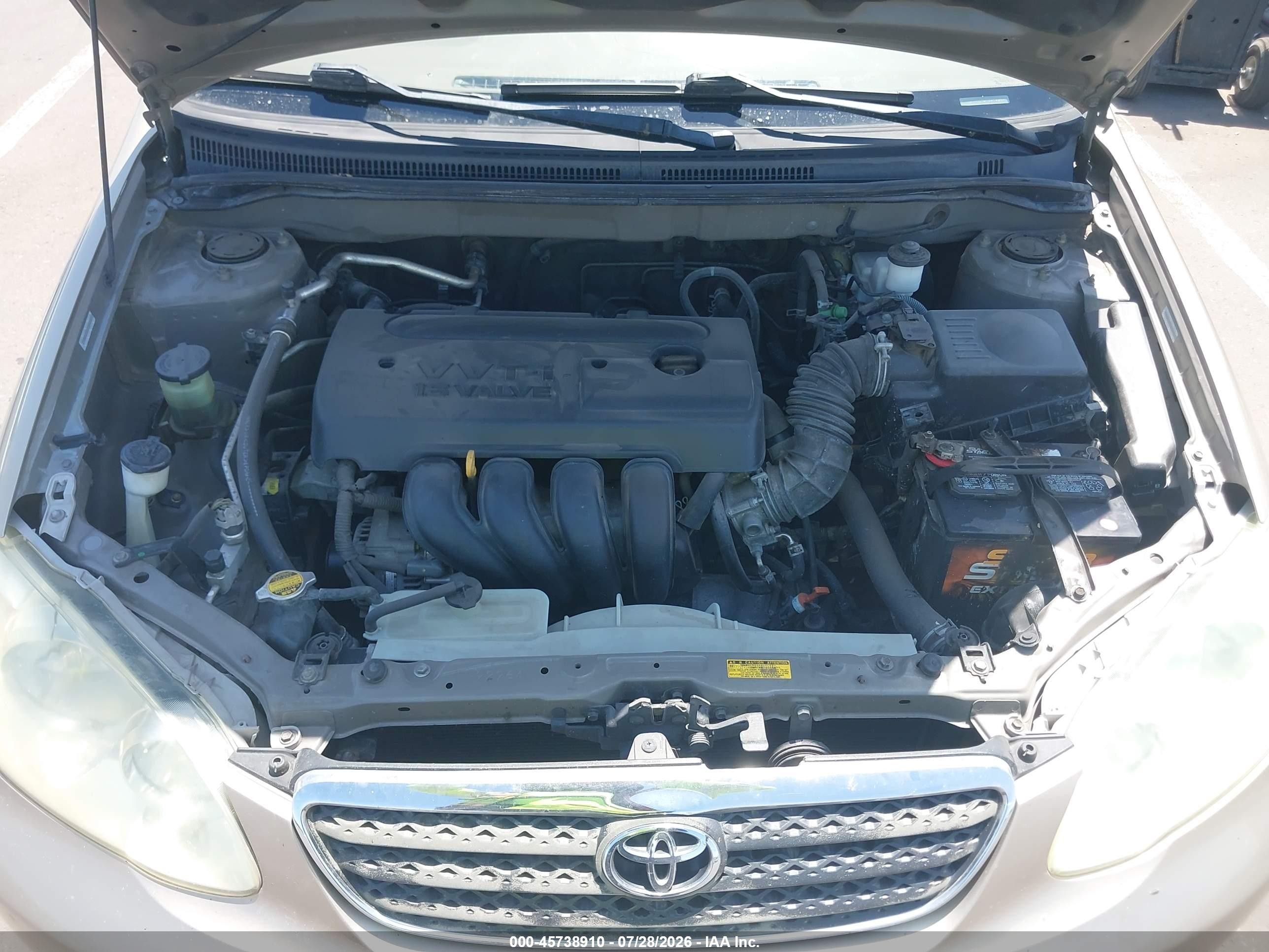 2005 Toyota Corolla Le Champagne vin: 1NXBR32E45Z453333