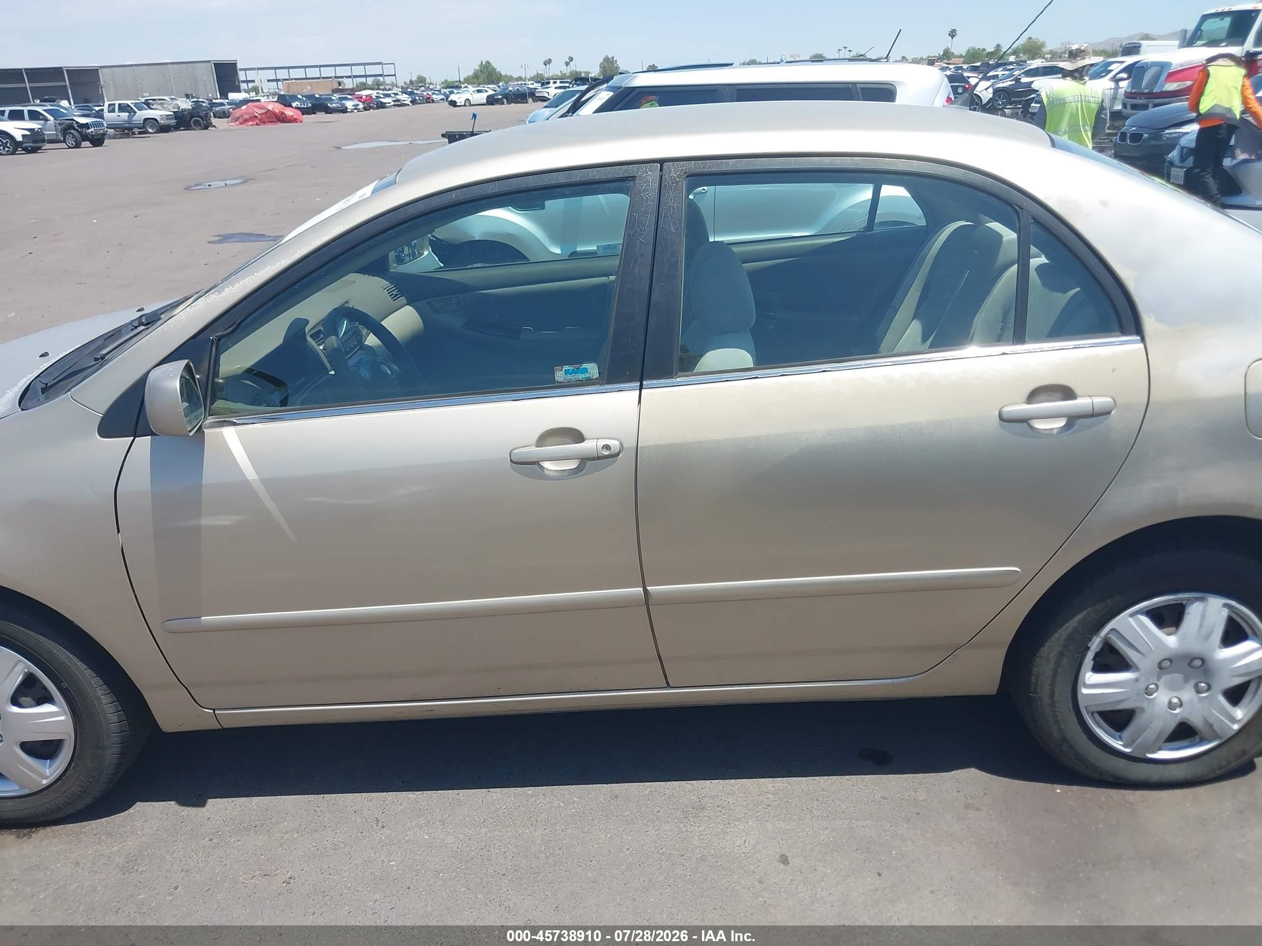 2005 Toyota Corolla Le Champagne vin: 1NXBR32E45Z453333