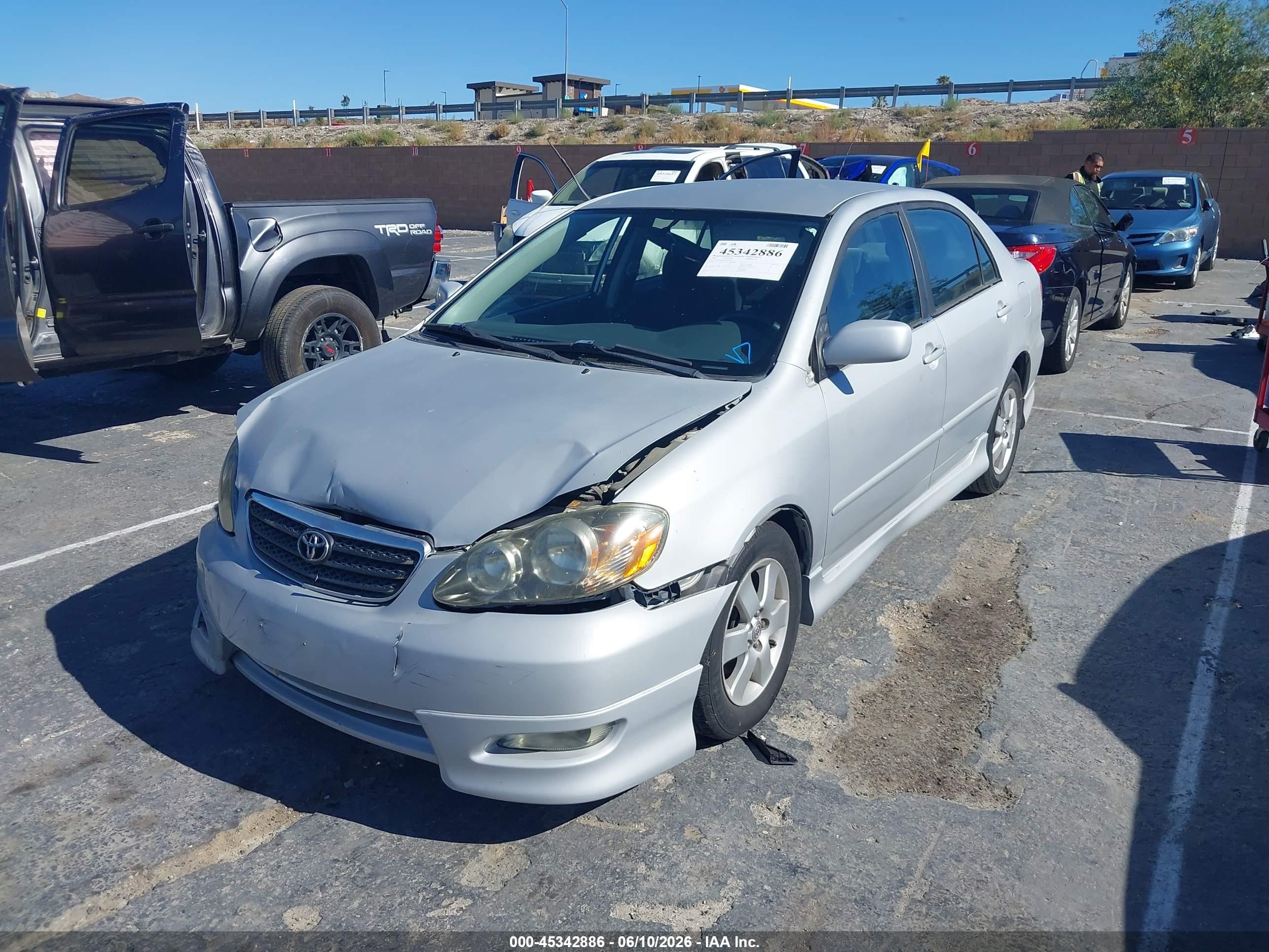 2005 Toyota Corolla S Silver vin: 1NXBR32E45Z461769