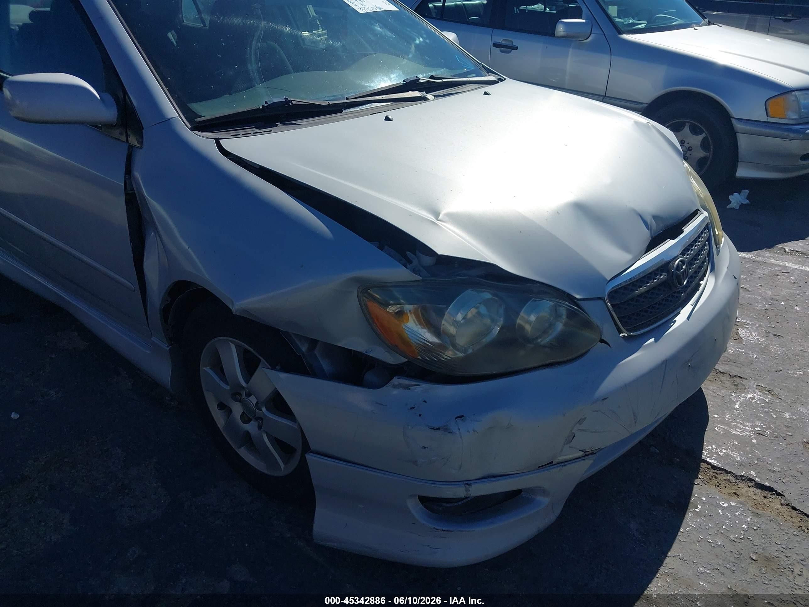 2005 Toyota Corolla S Silver vin: 1NXBR32E45Z461769