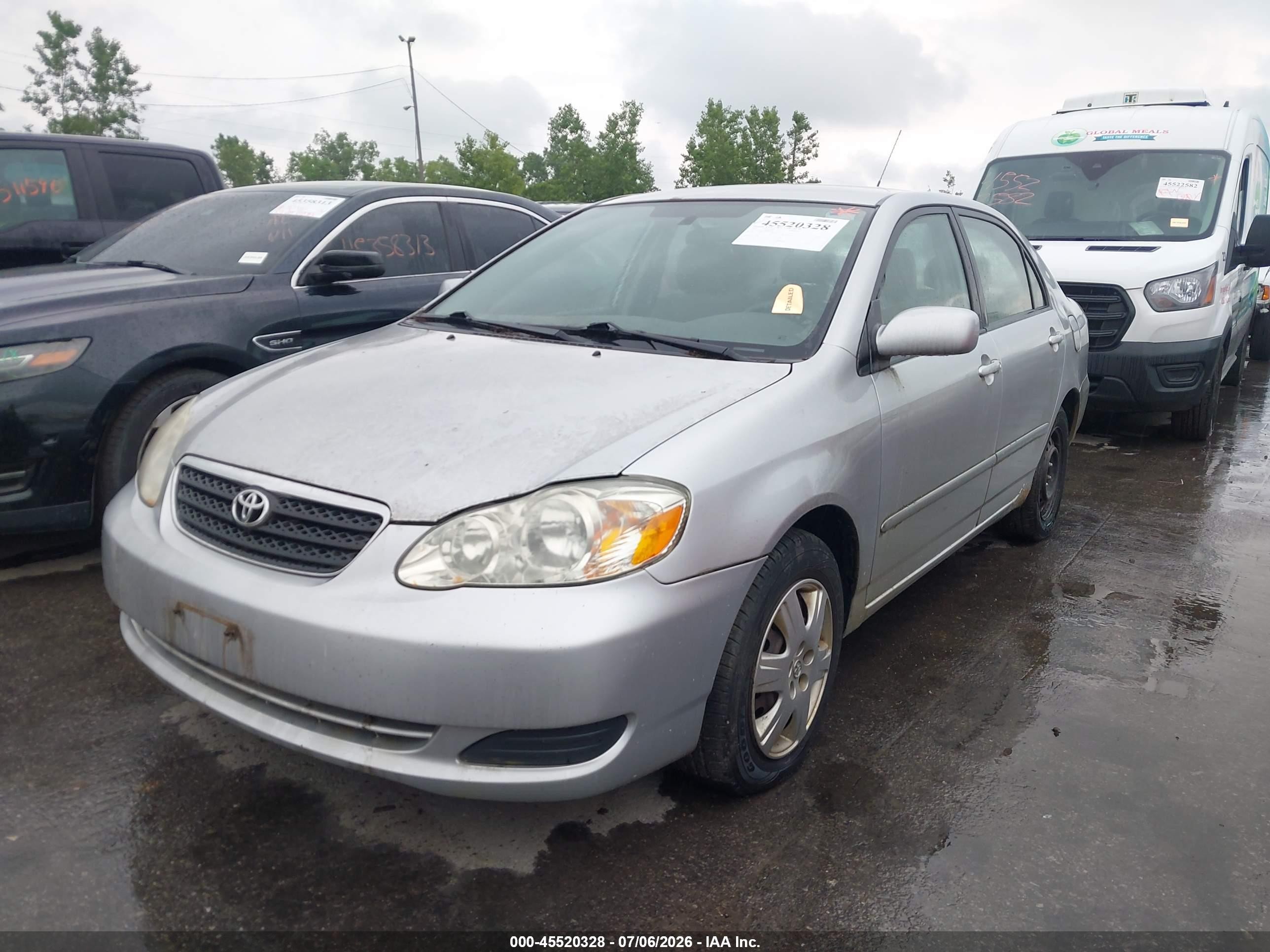 2005 Toyota Corolla Le Silver vin: 1NXBR32E45Z469970