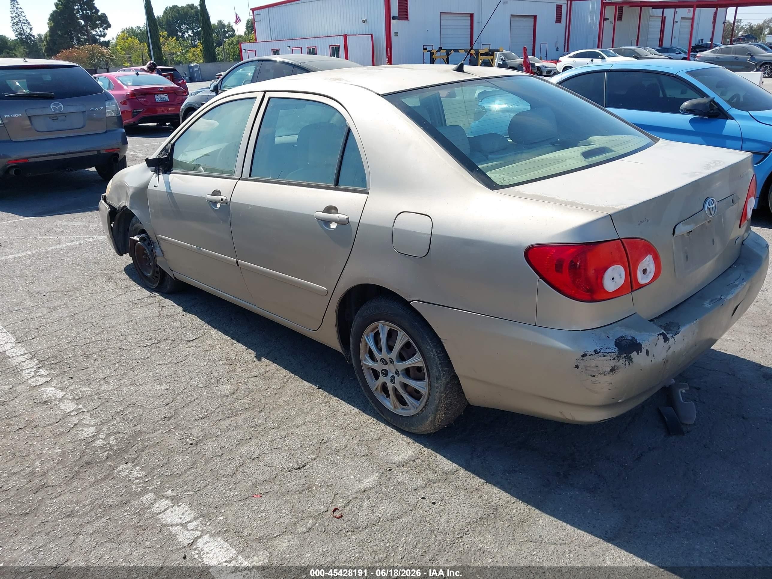 2005 Toyota Corolla Ce Бежевый vin: 1NXBR32E45Z533263