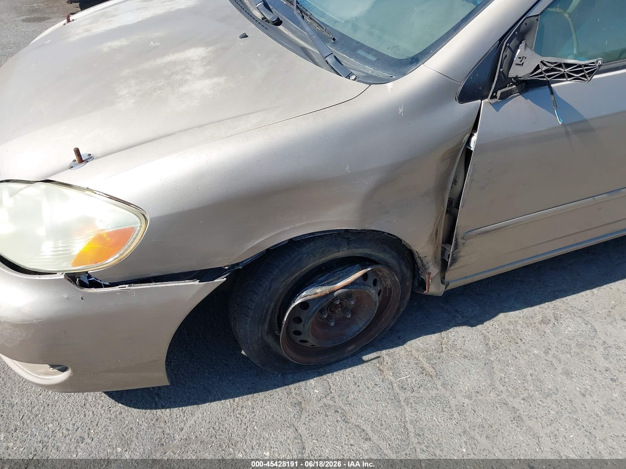 2005 Toyota Corolla Ce Бежевый vin: 1NXBR32E45Z533263