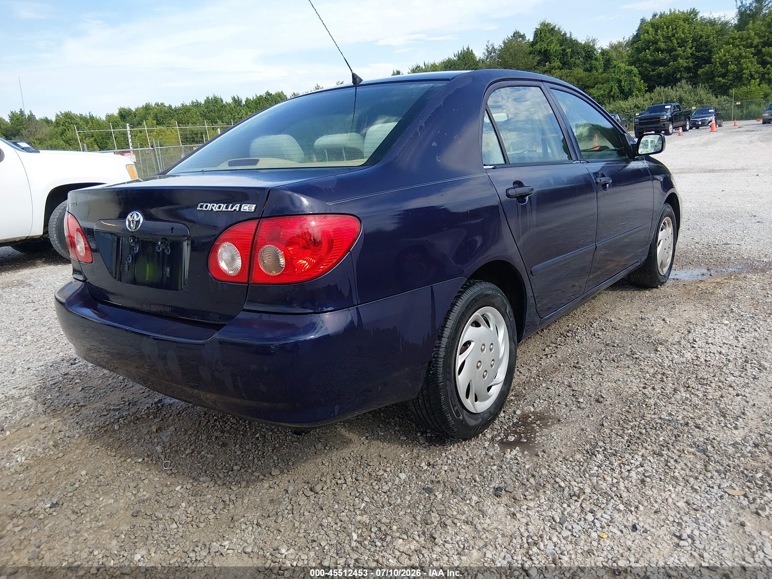 2005 Toyota Corolla Ce Синий vin: 1NXBR32E45Z547017