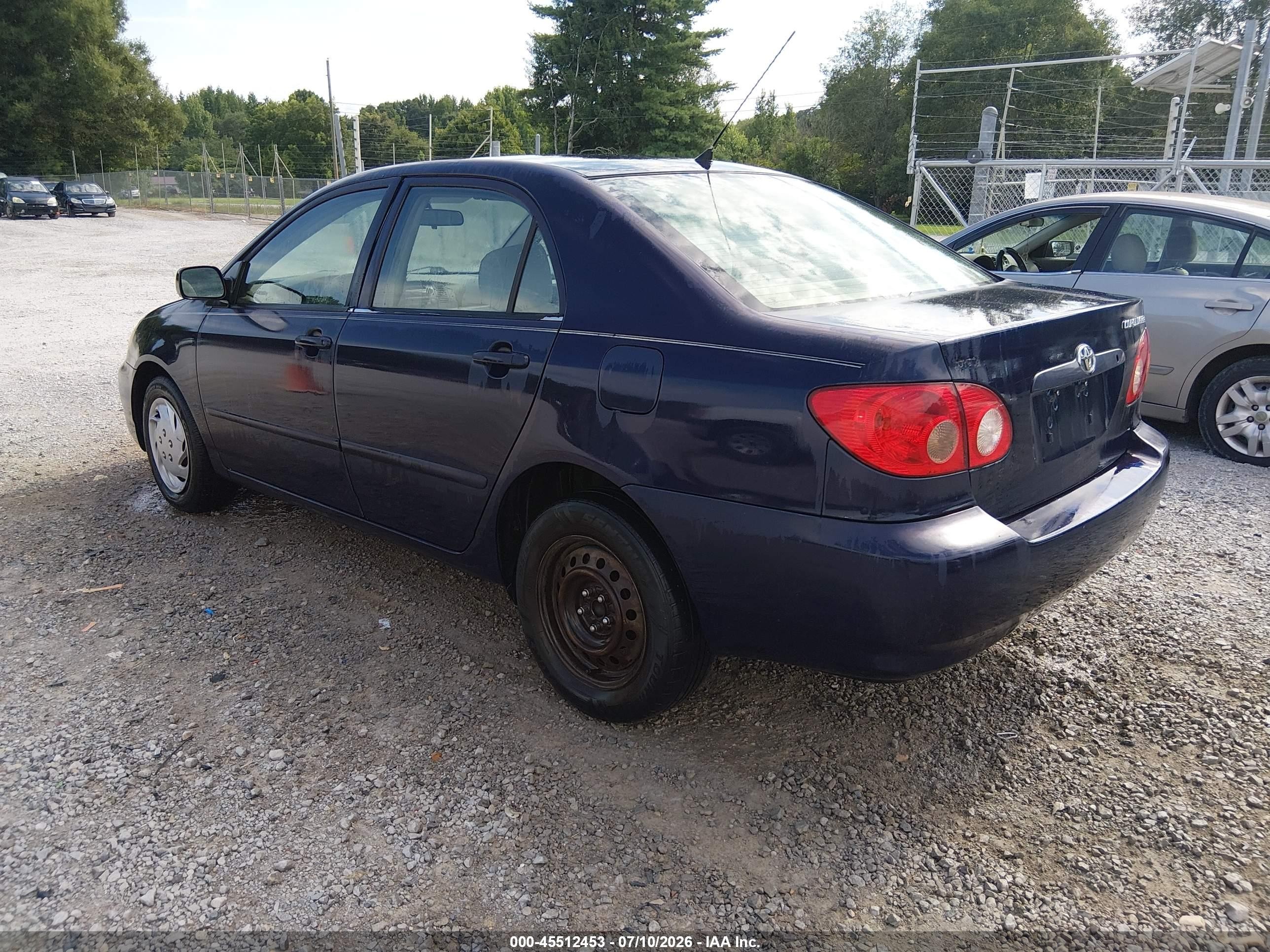 2005 Toyota Corolla Ce Синий vin: 1NXBR32E45Z547017