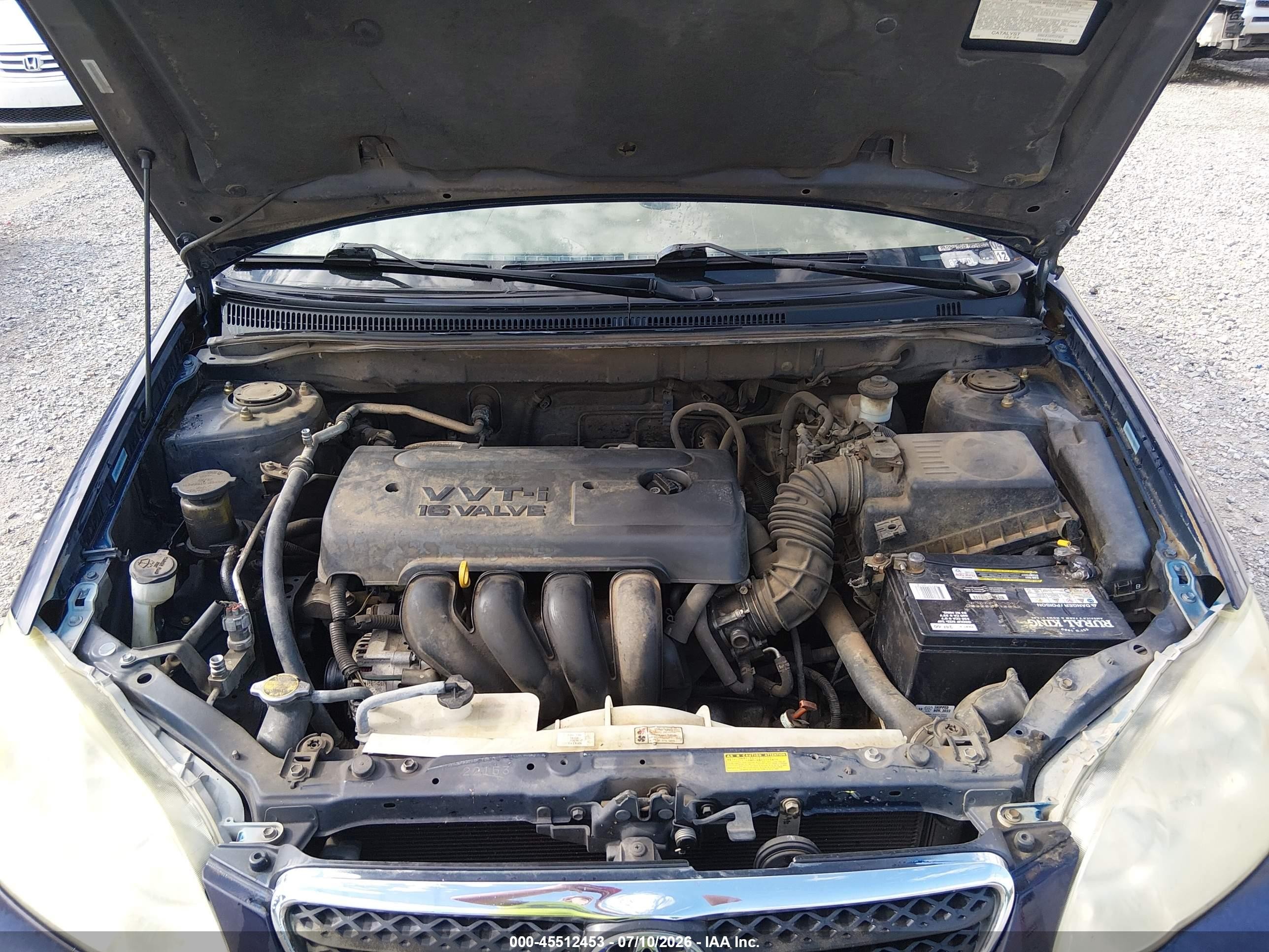 2005 Toyota Corolla Ce Синий vin: 1NXBR32E45Z547017