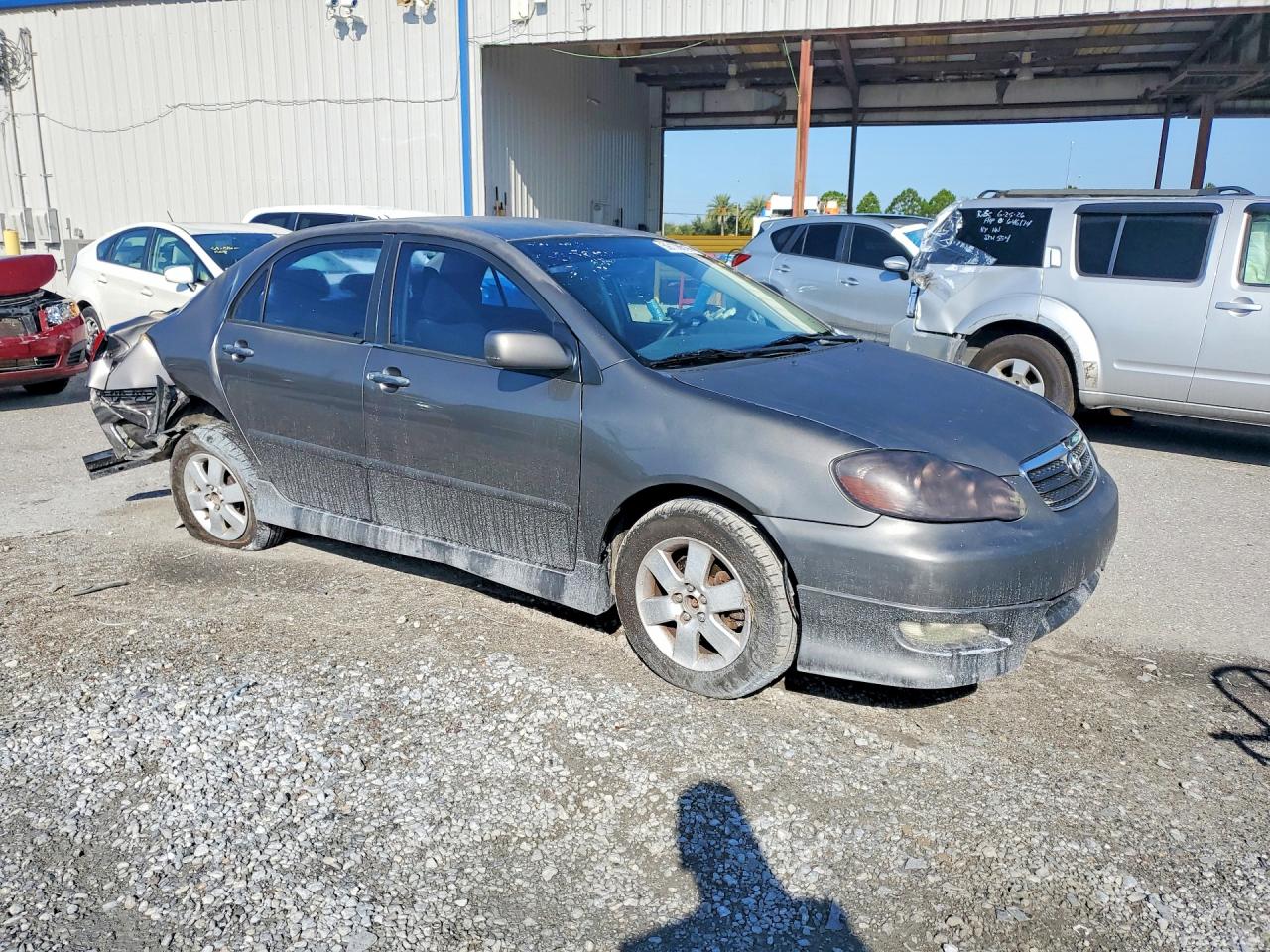 2005 Toyota Corolla S Серый vin: 1NXBR32E45Z556476