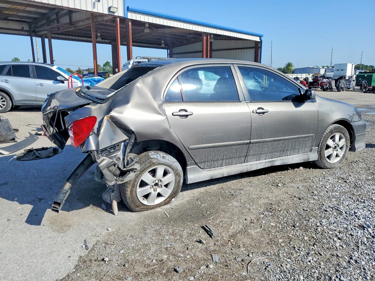 2005 Toyota Corolla S Серый vin: 1NXBR32E45Z556476