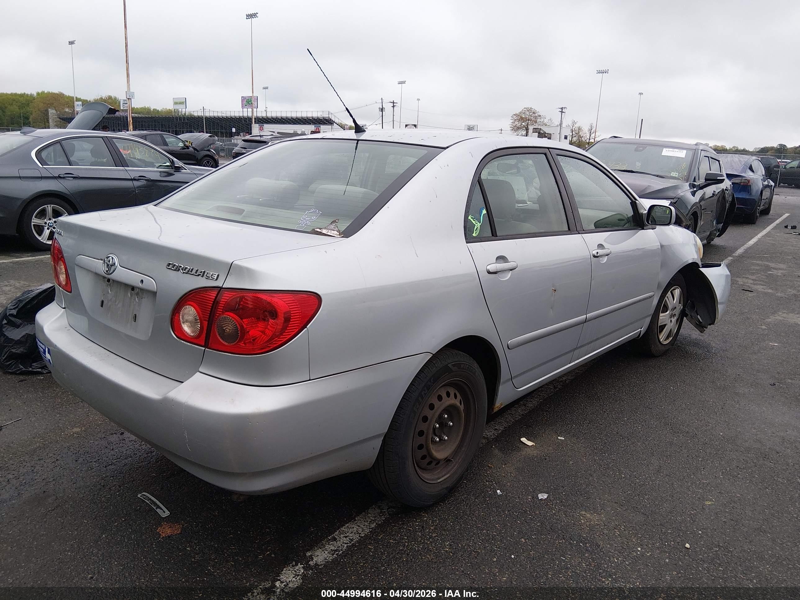 2006 Toyota Corolla Le Silver vin: 1NXBR32E46Z568645