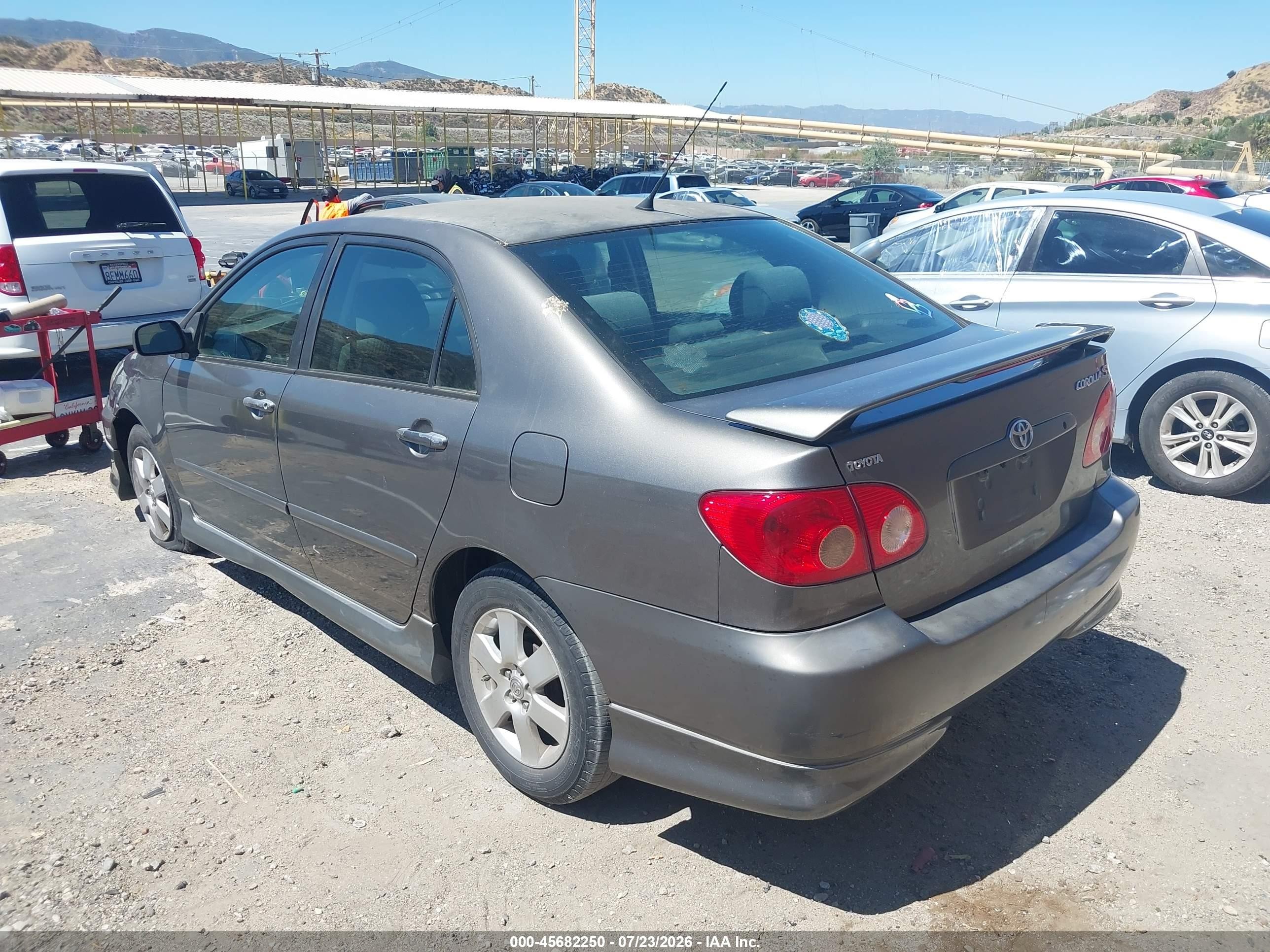 2006 Toyota Corolla S Gray vin: 1NXBR32E46Z618458