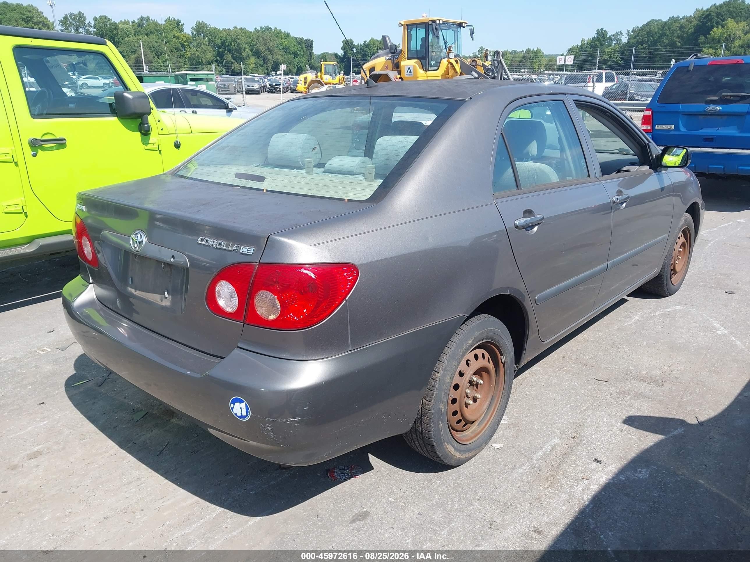 2006 Toyota Corolla Ce Серый vin: 1NXBR32E46Z736493