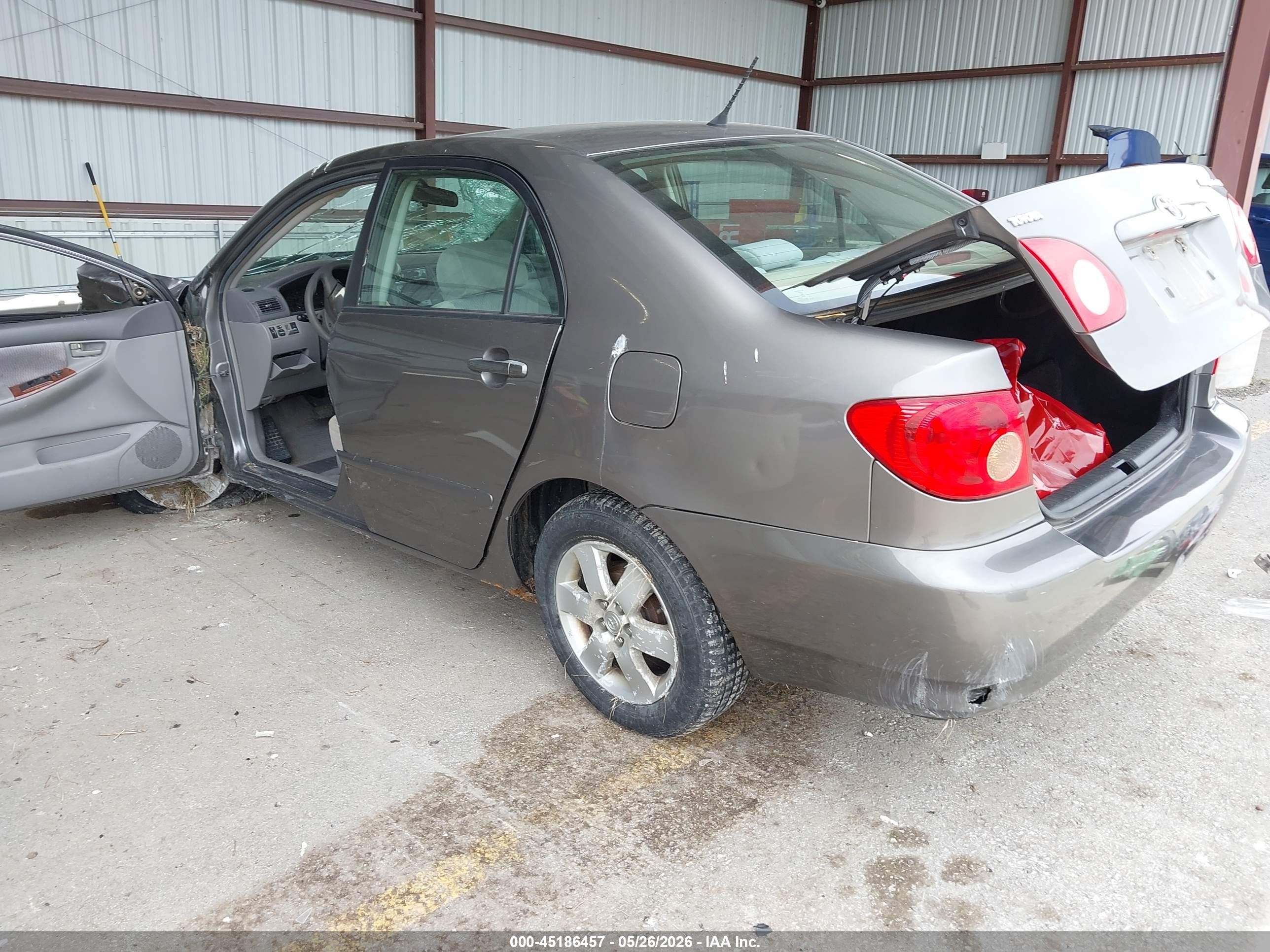 2006 Toyota Corolla Le Brown vin: 1NXBR32E46Z736722