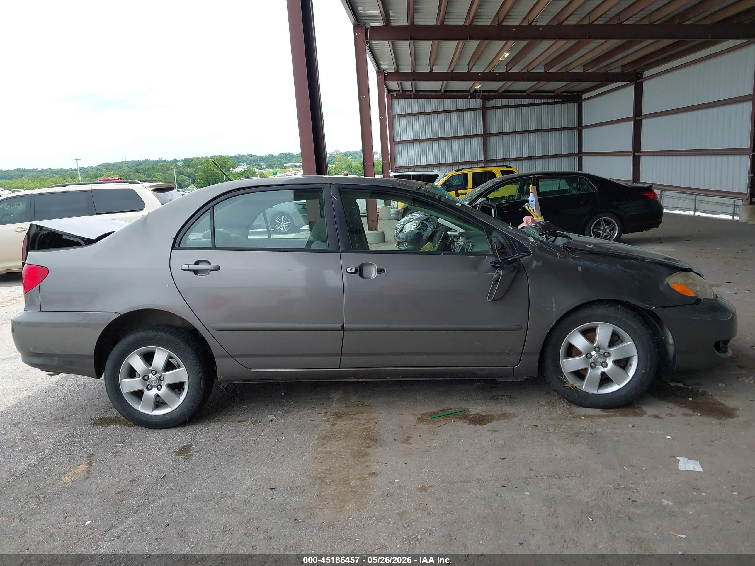 2006 Toyota Corolla Le Brown vin: 1NXBR32E46Z736722