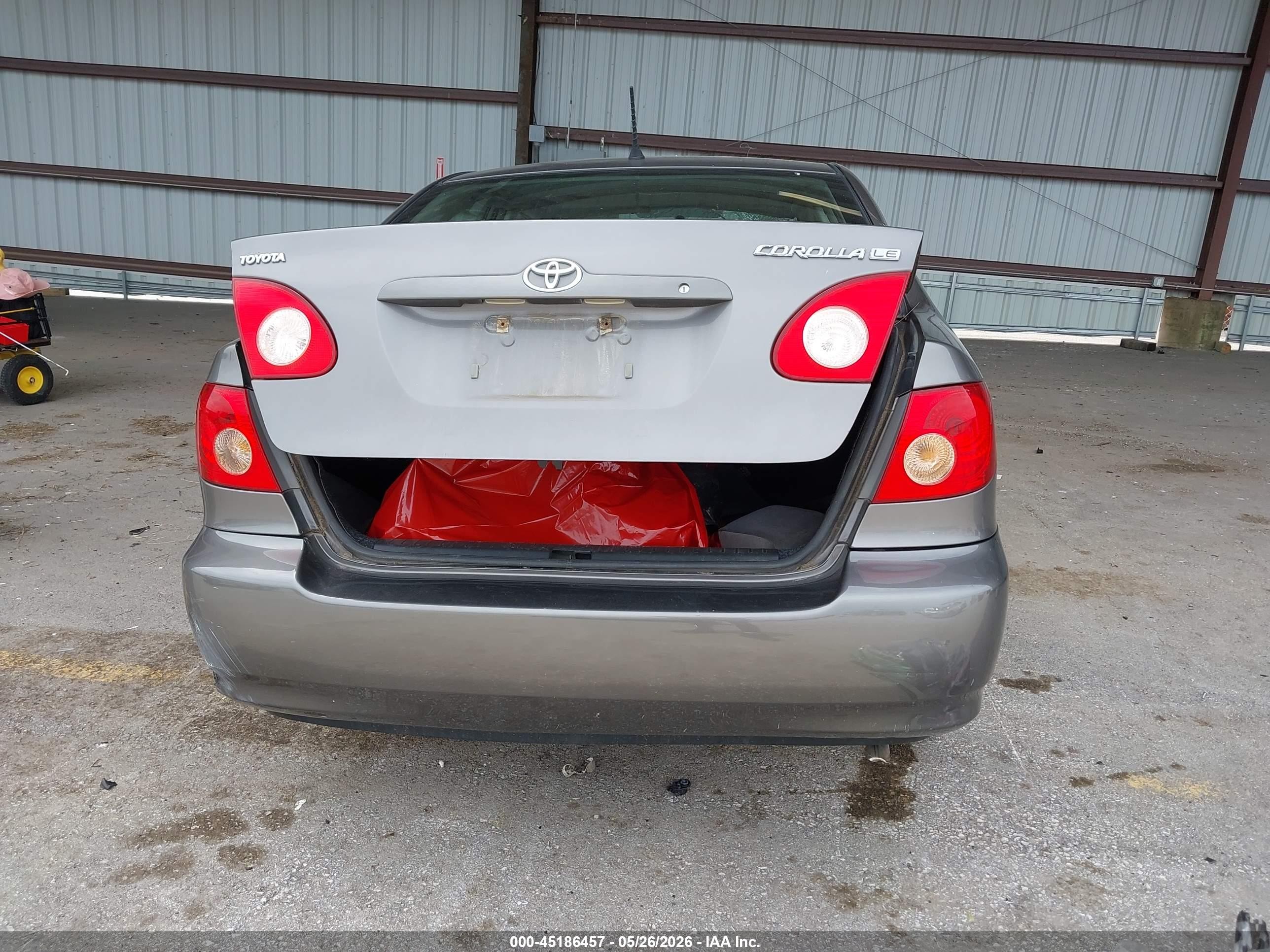 2006 Toyota Corolla Le Brown vin: 1NXBR32E46Z736722