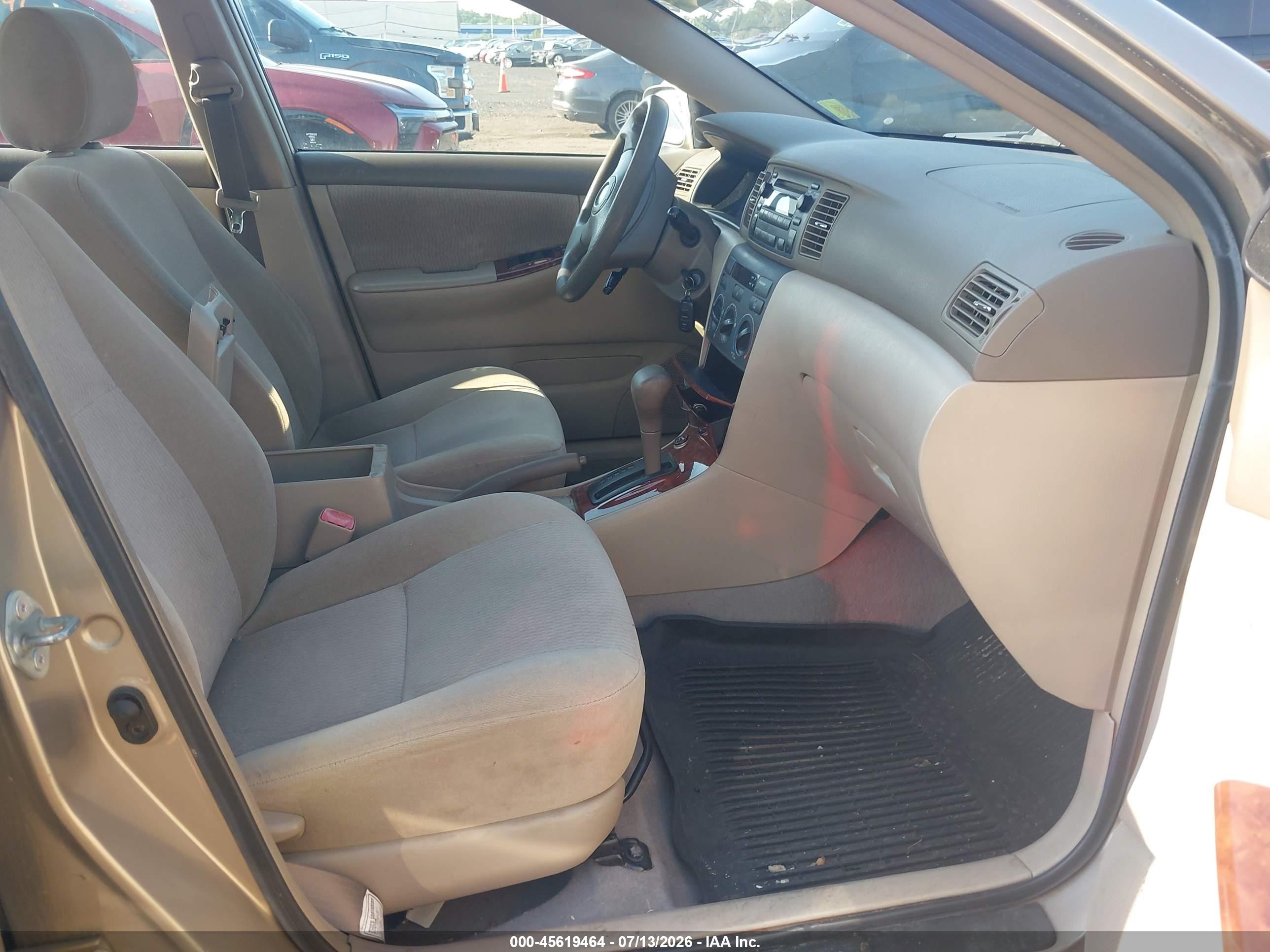 2006 Toyota Corolla Le Tan vin: 1NXBR32E46Z743217