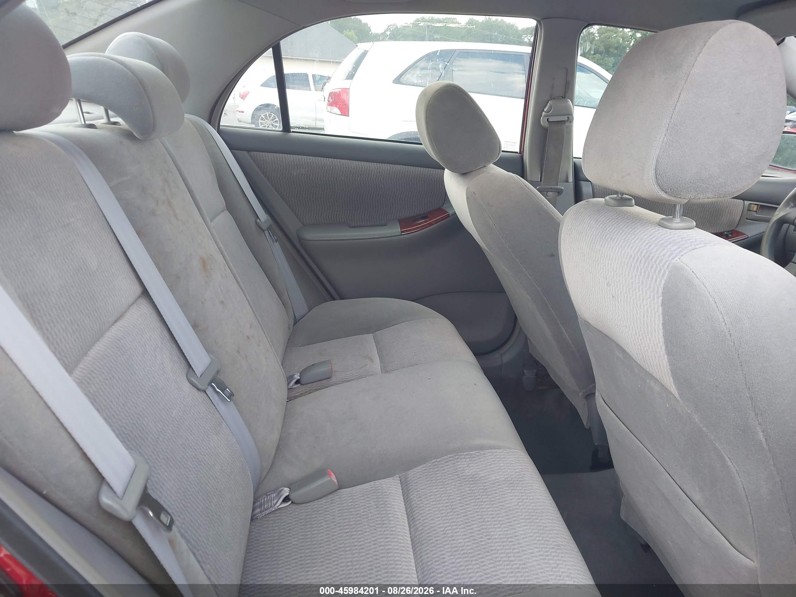 2007 Toyota Corolla Le Red vin: 1NXBR32E47Z769897