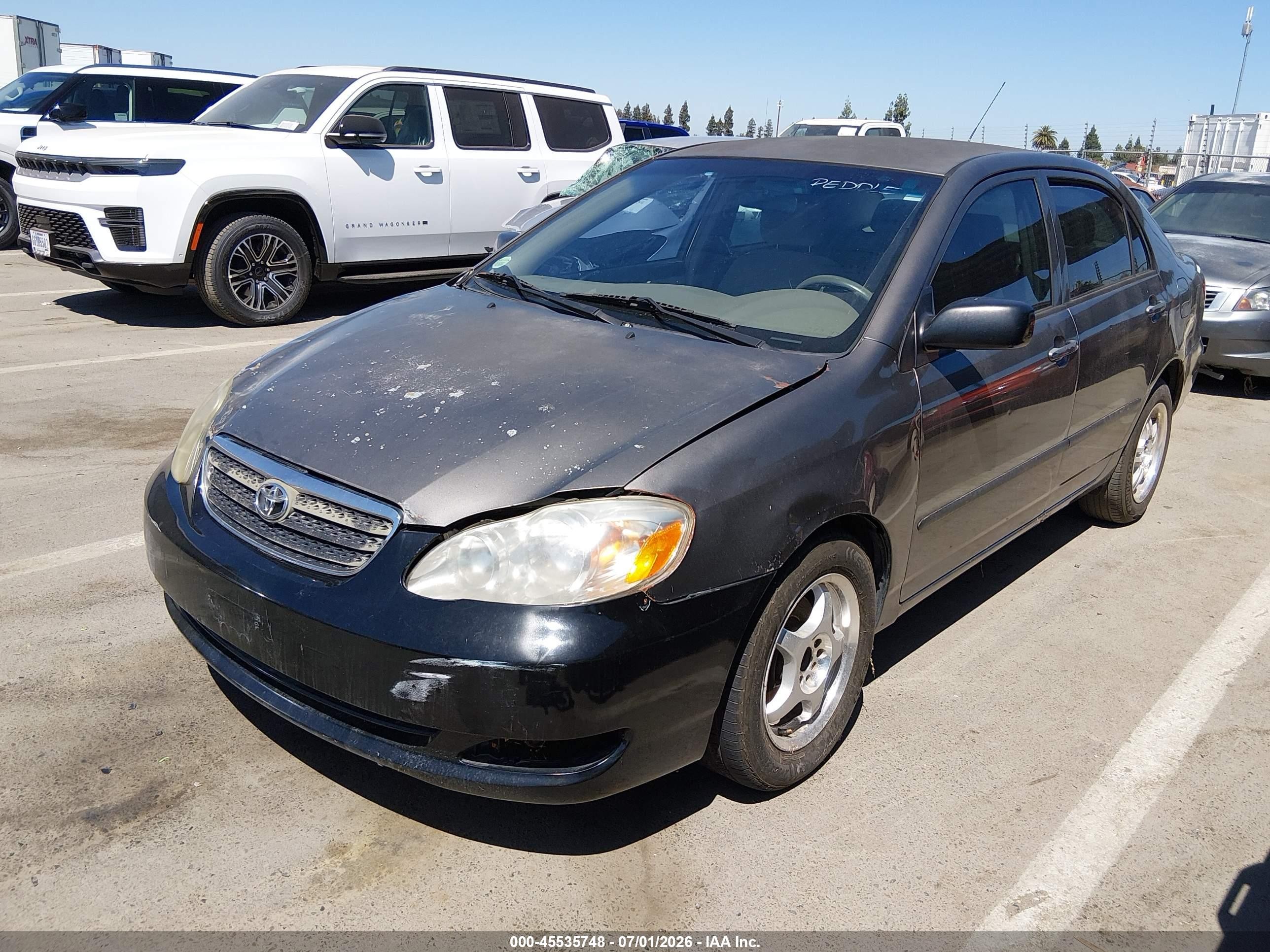2007 Toyota Corolla Ce Gray vin: 1NXBR32E47Z884774