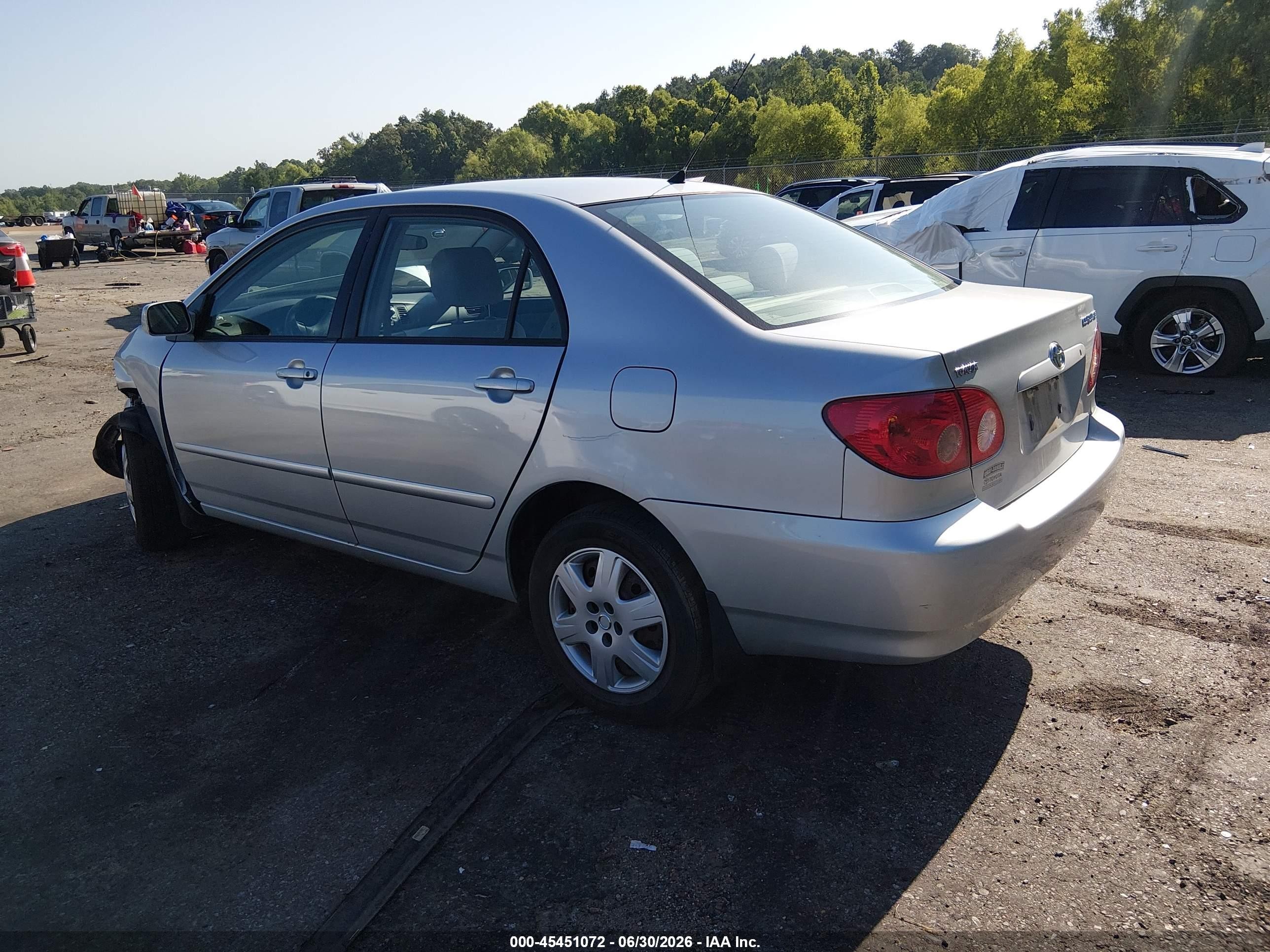 2008 Toyota Corolla Le Silver vin: 1NXBR32E48Z043183