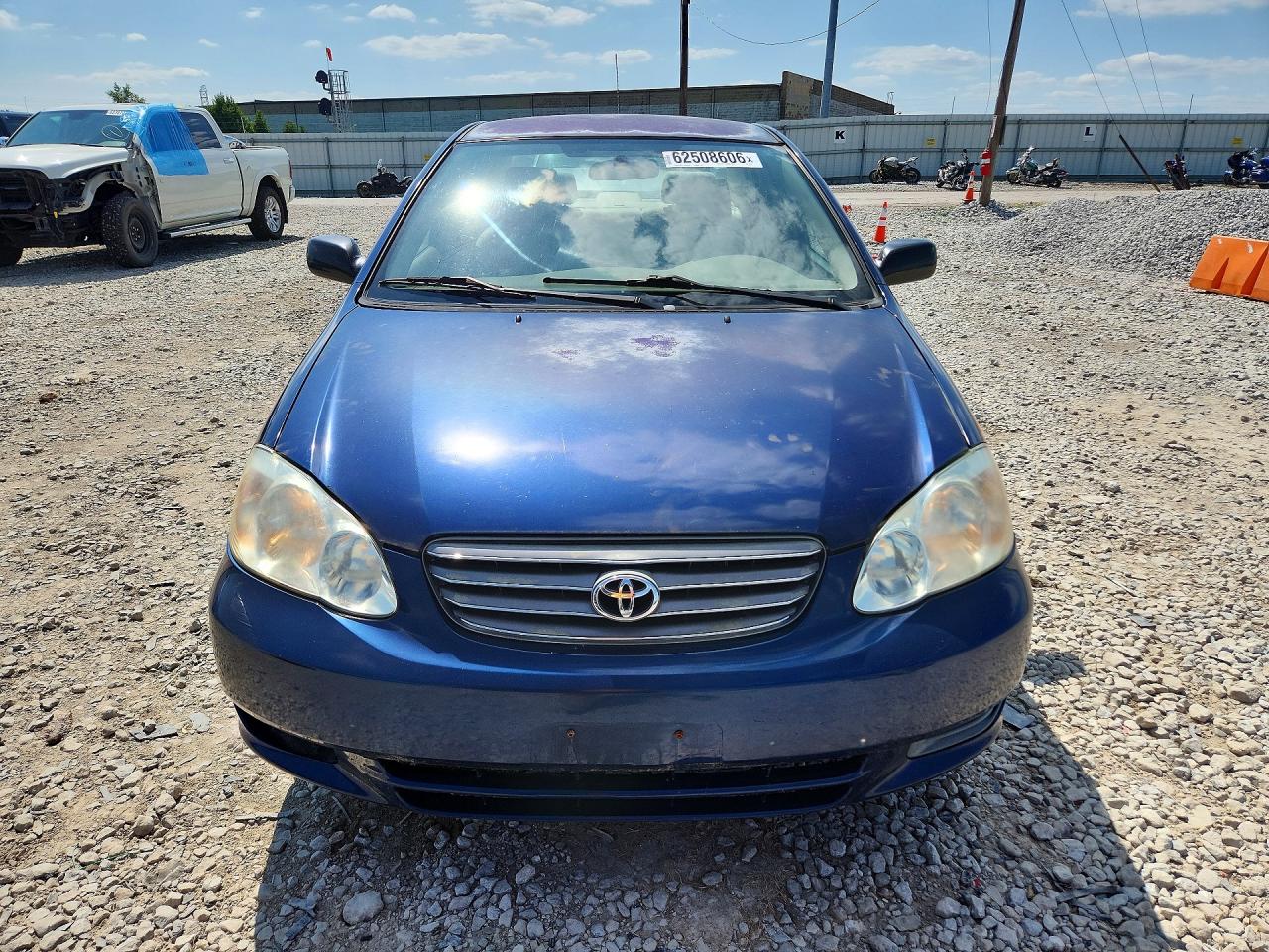 2003 Toyota Corolla Ce Blue vin: 1NXBR32E53Z009181