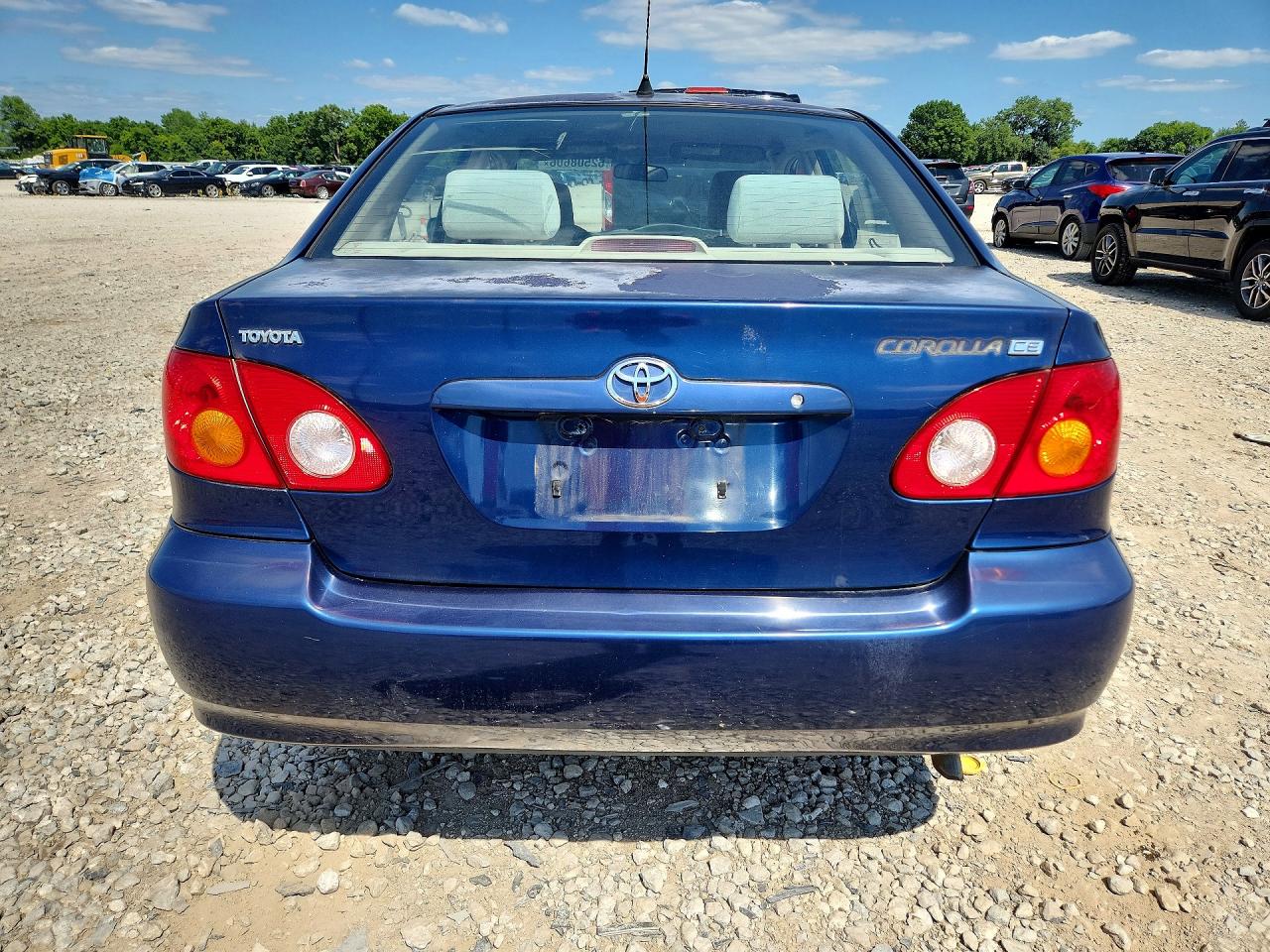 2003 Toyota Corolla Ce Blue vin: 1NXBR32E53Z009181