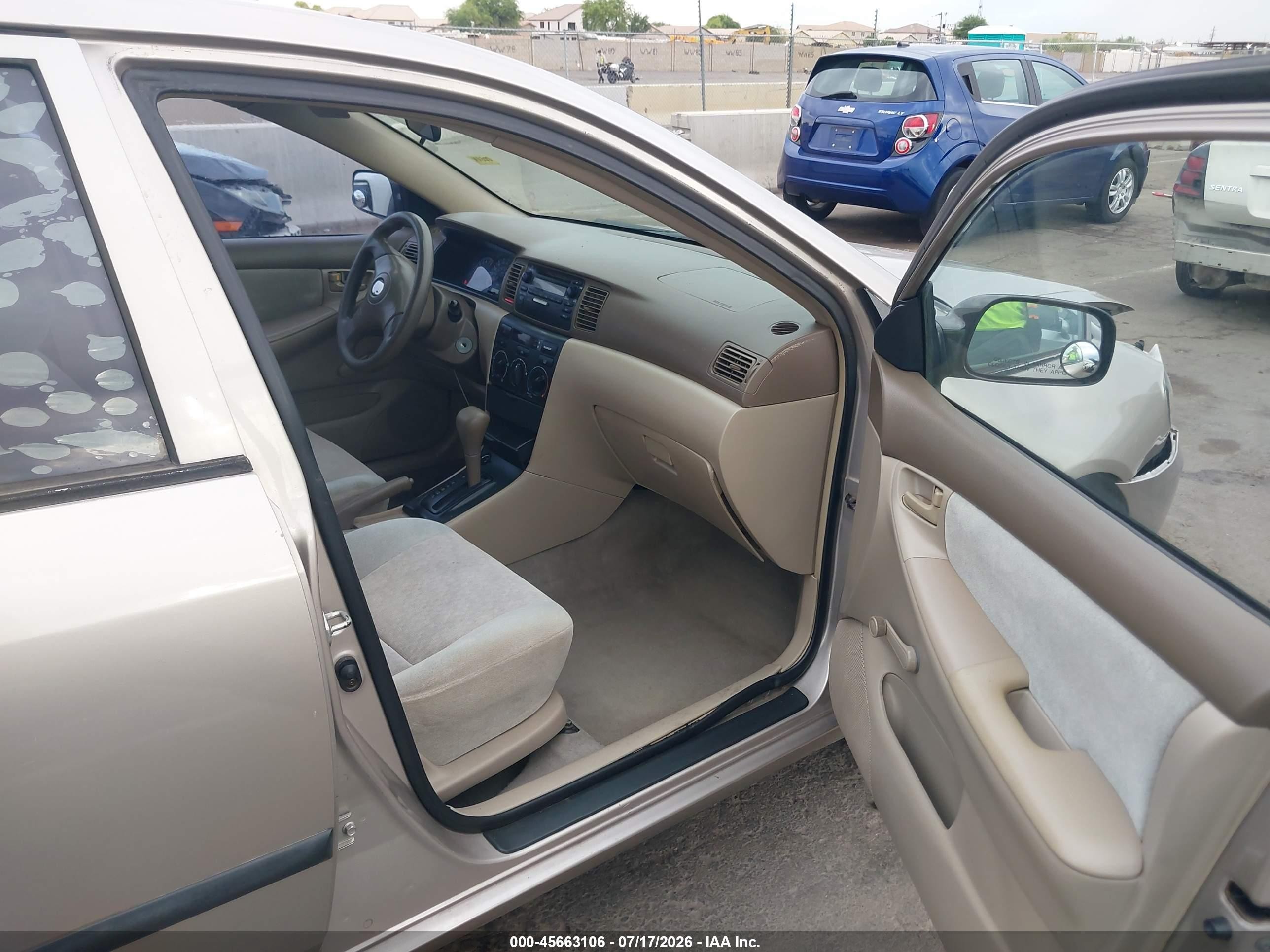 2003 Toyota Corolla Ce Gold vin: 1NXBR32E53Z131121