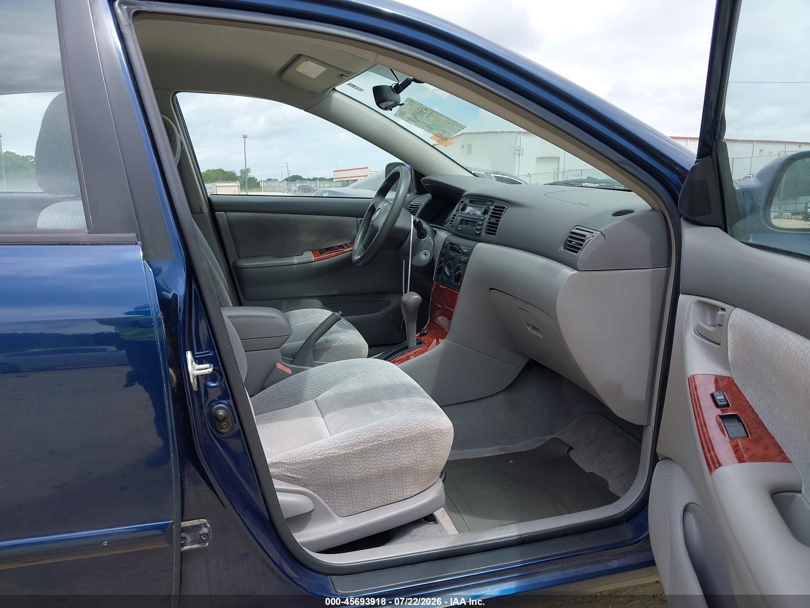 2003 Toyota Corolla Le Blue vin: 1NXBR32E53Z170498