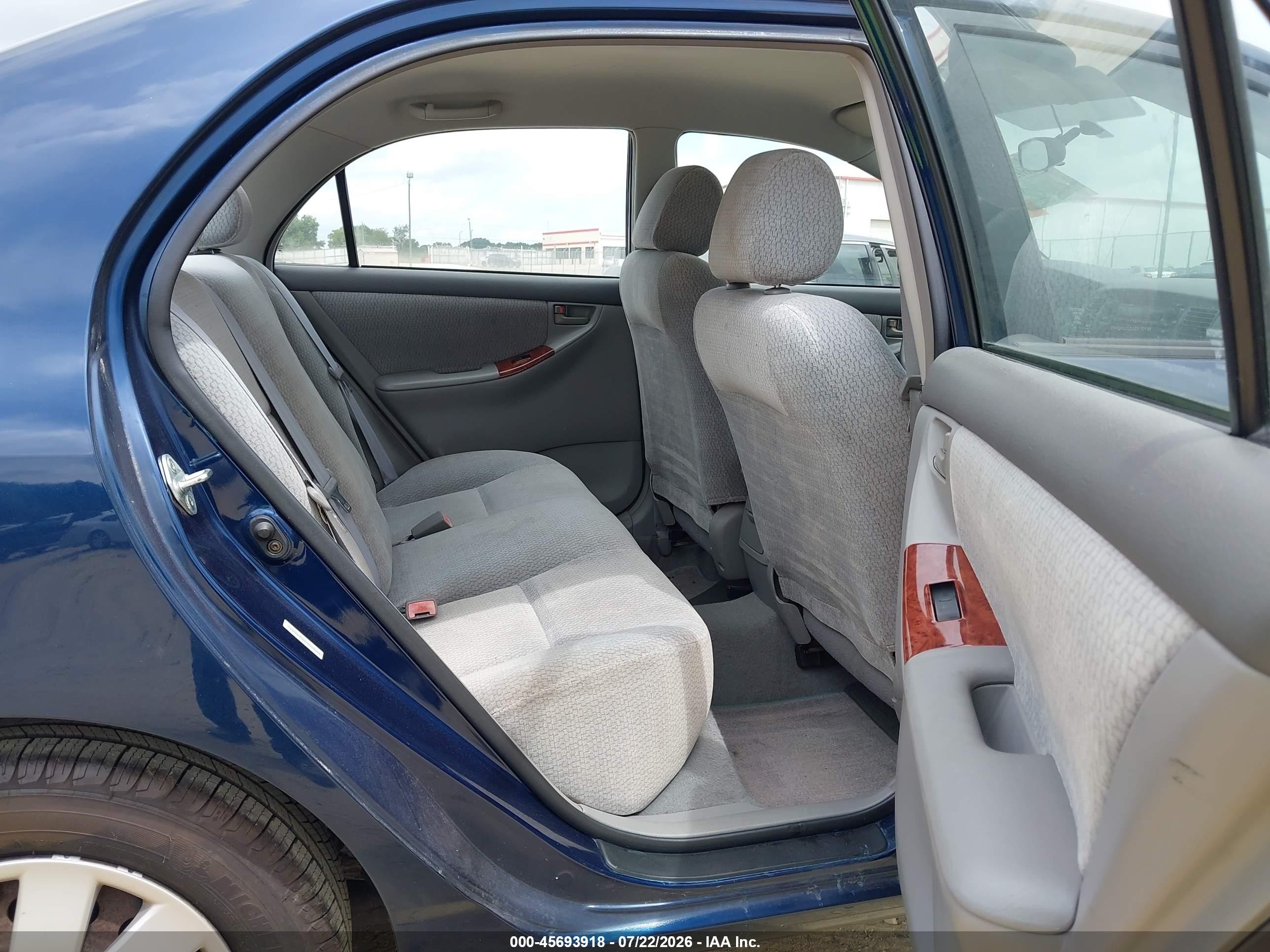2003 Toyota Corolla Le Blue vin: 1NXBR32E53Z170498