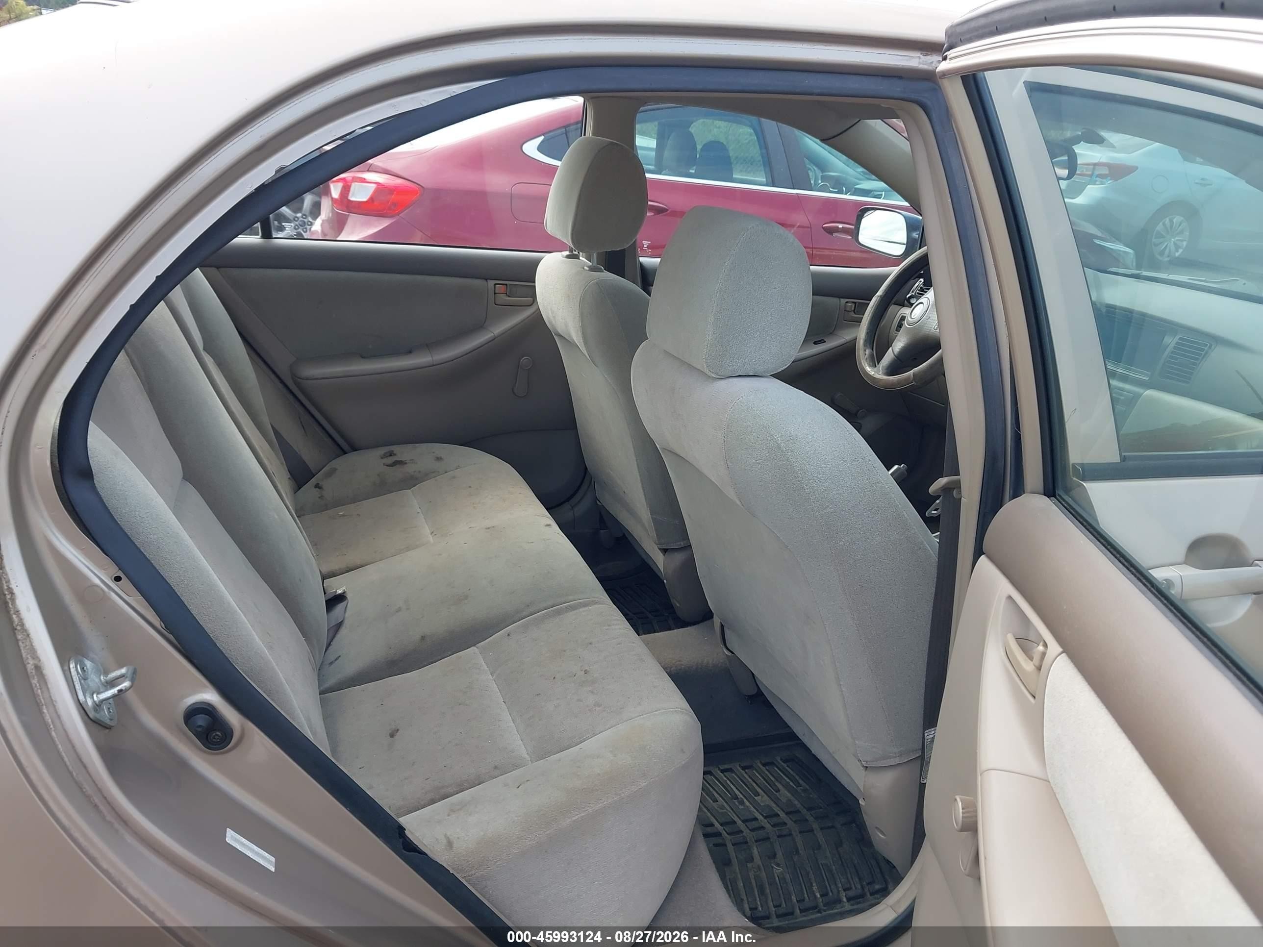 2004 Toyota Corolla Ce Beige vin: 1NXBR32E54Z240177