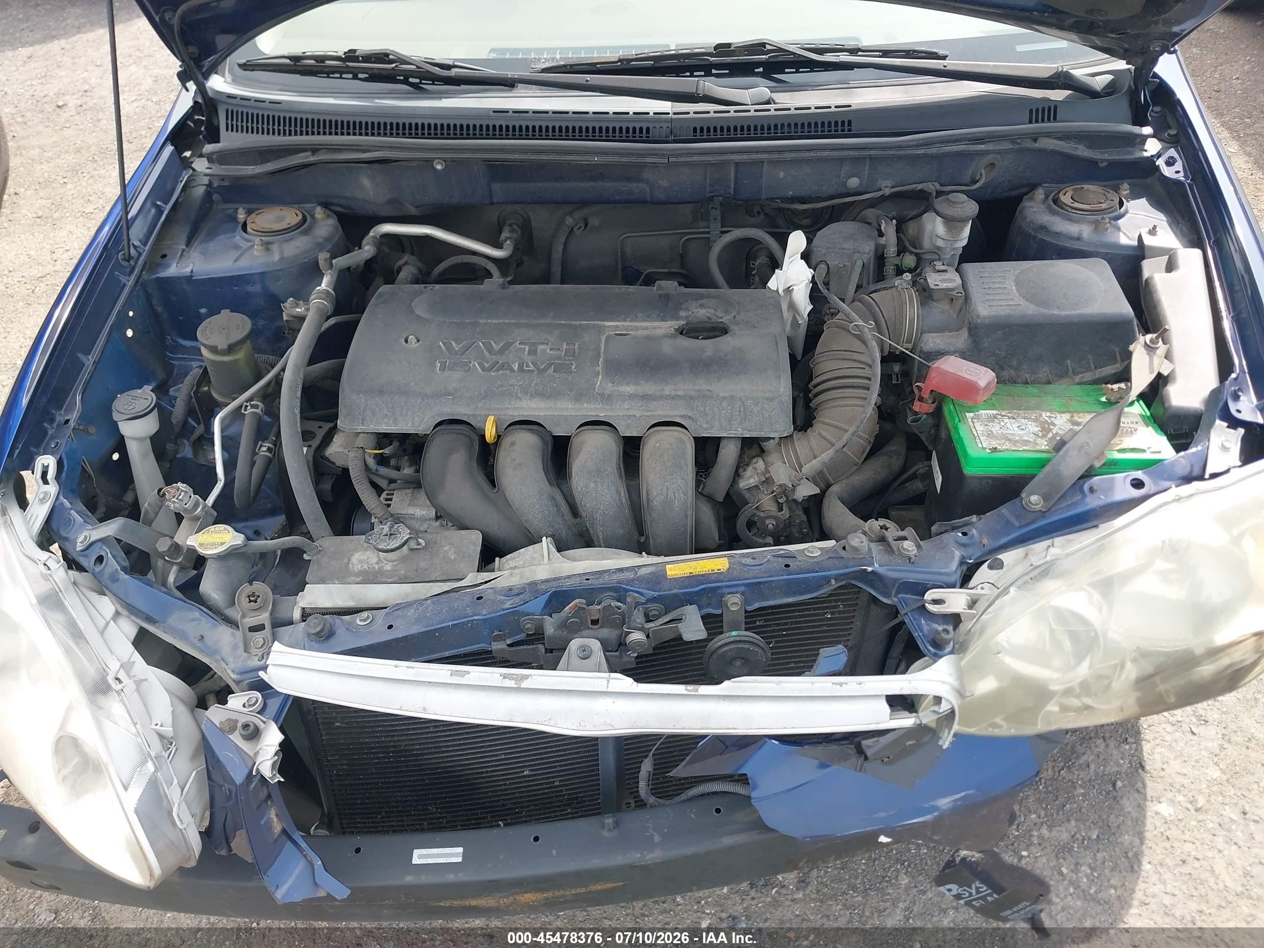 2004 Toyota Corolla Le Синий vin: 1NXBR32E54Z288875
