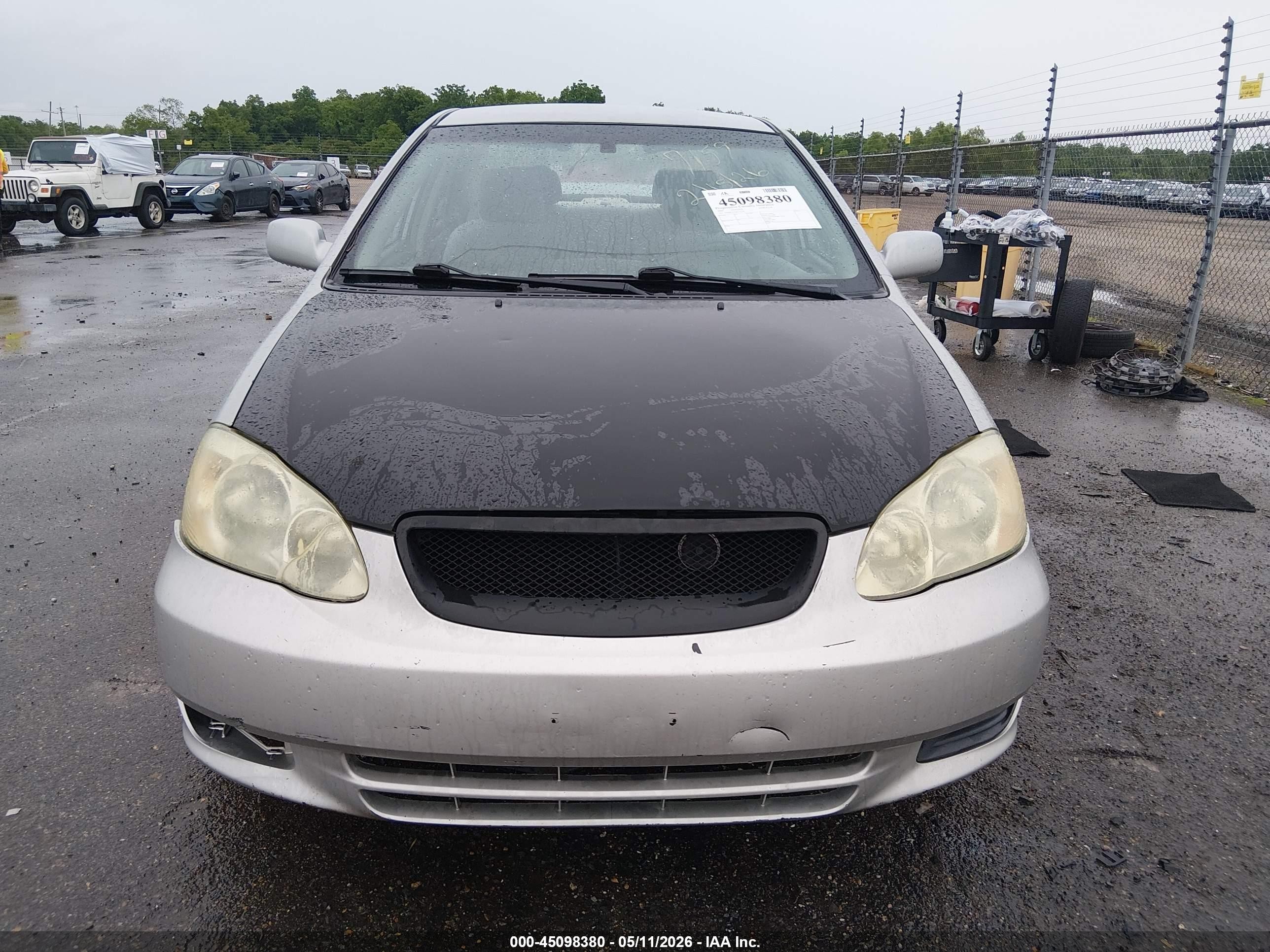 2004 Toyota Corolla Le Gray vin: 1NXBR32E54Z317159