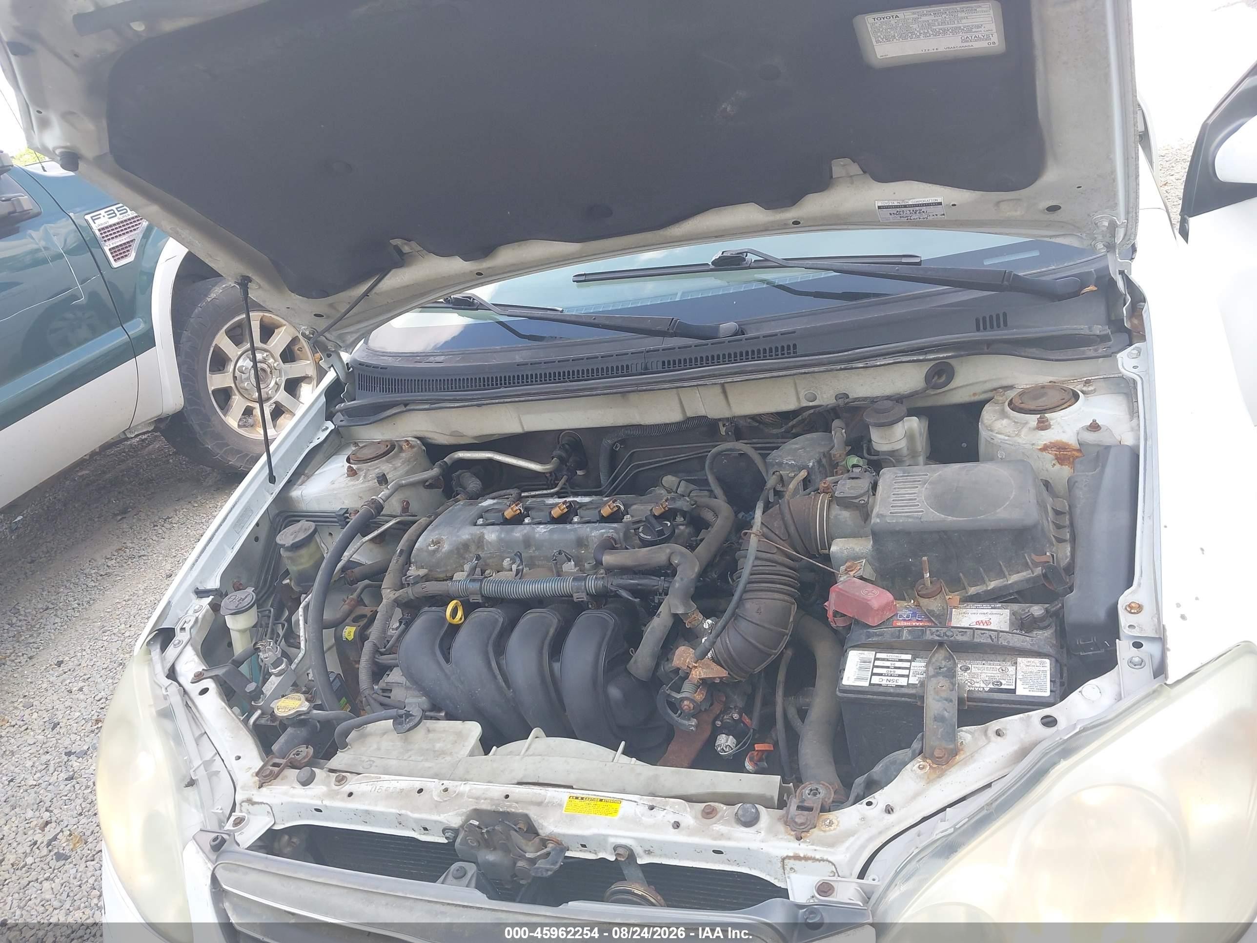 2004 Toyota Corolla Le Белый vin: 1NXBR32E54Z322166