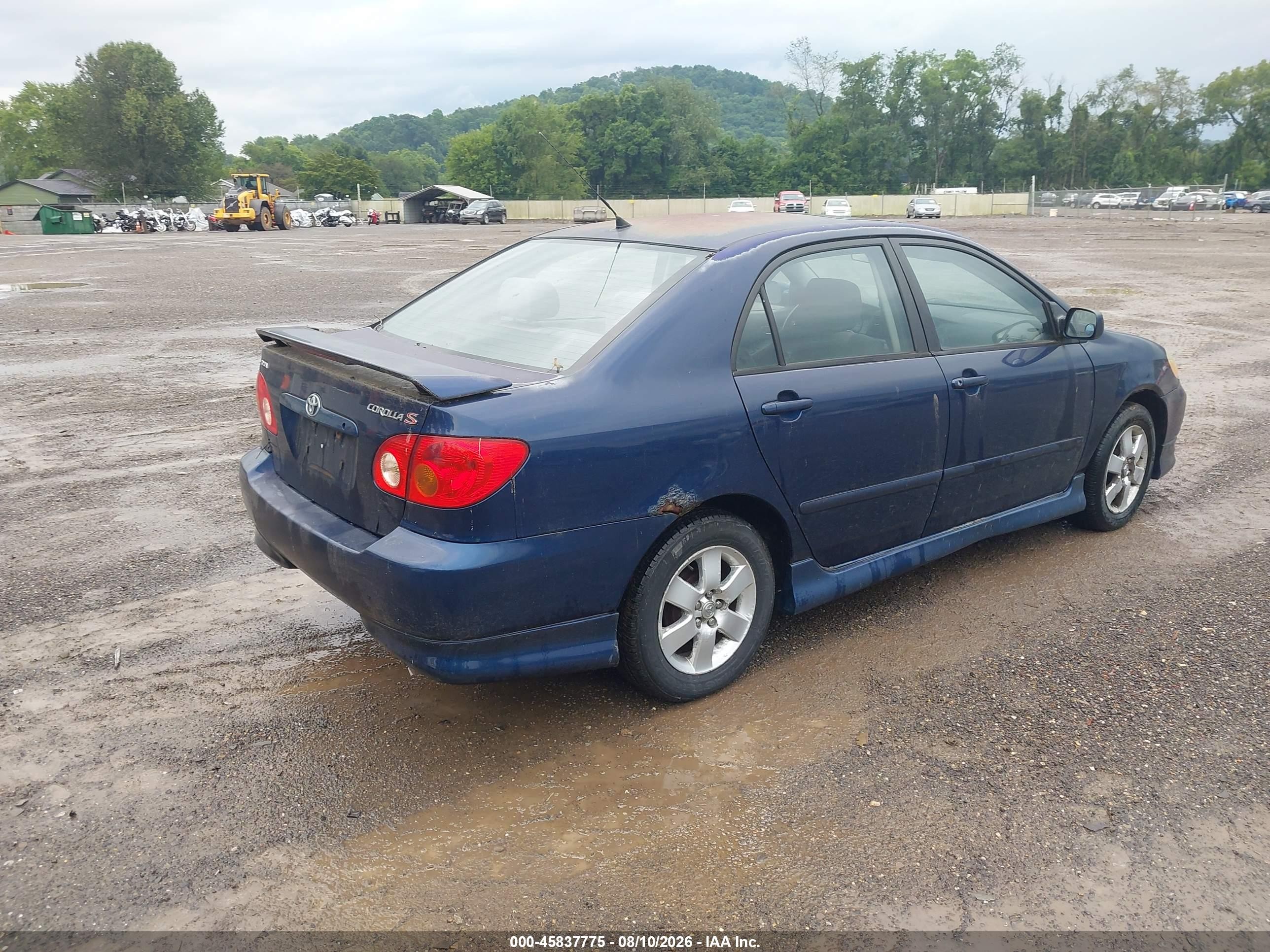 2004 Toyota Corolla S Blue vin: 1NXBR32E54Z340831