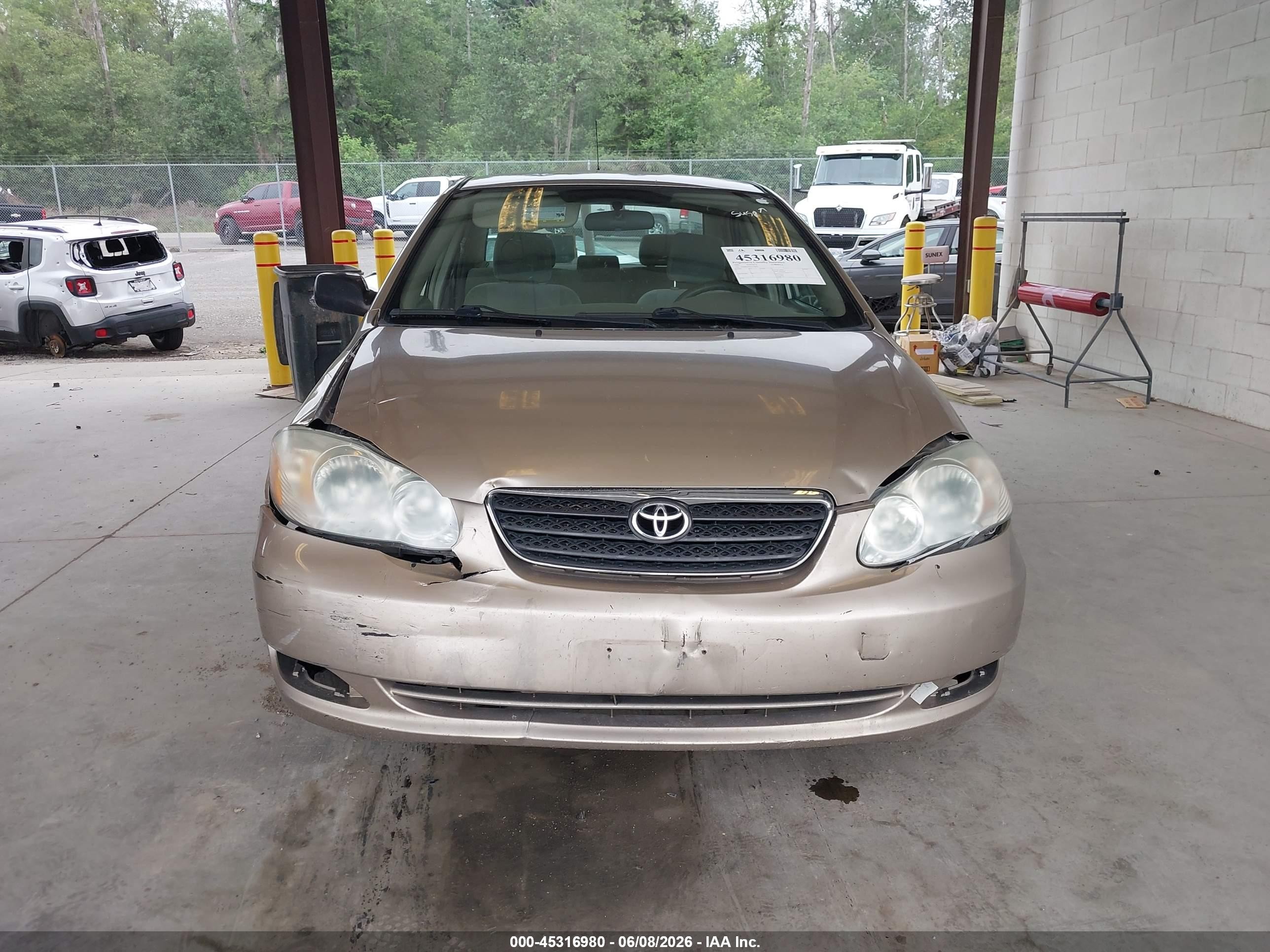 2005 Toyota Corolla Ce Золотой vin: 1NXBR32E55Z374656