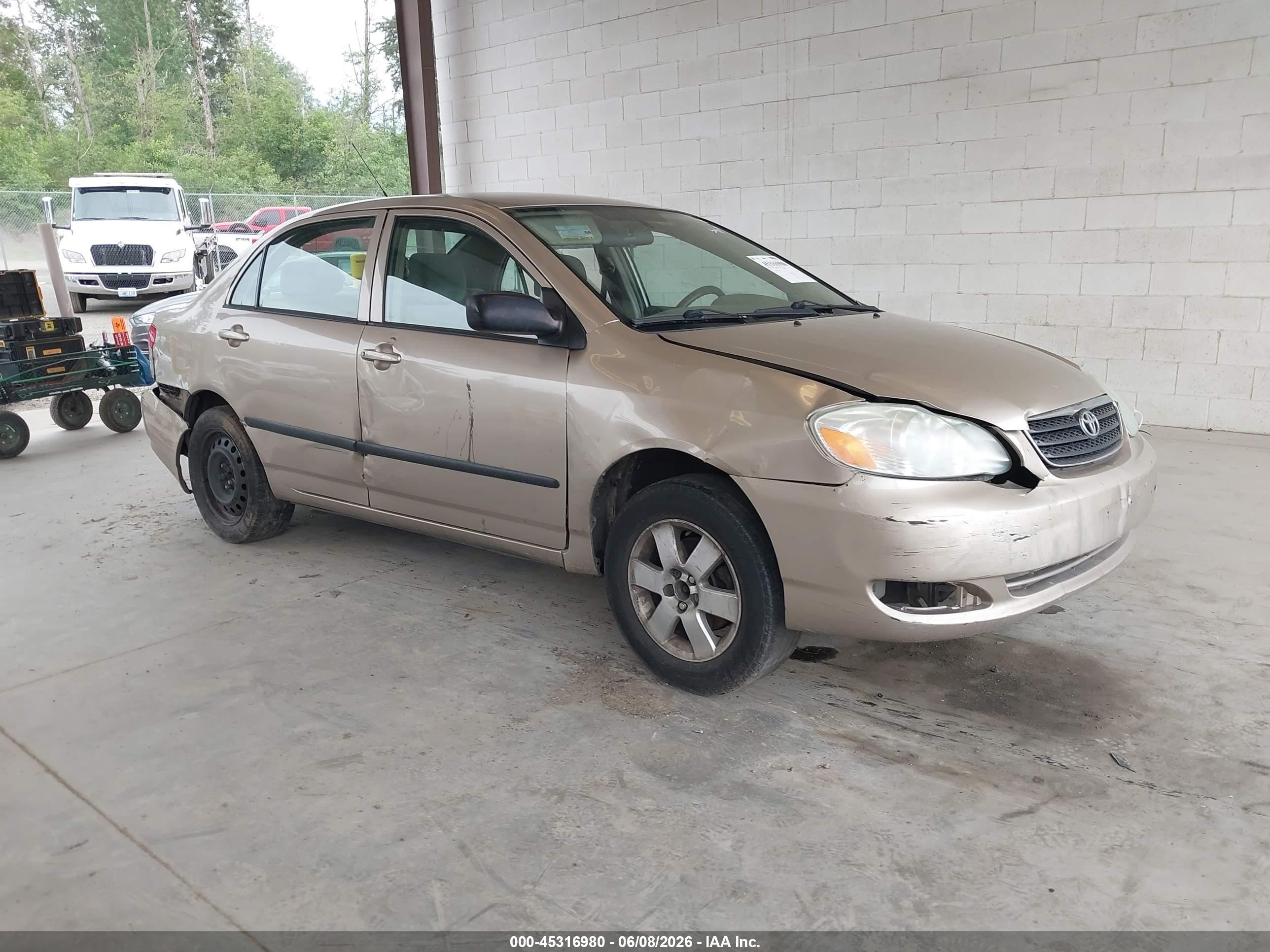 2005 Toyota Corolla Ce Золотой vin: 1NXBR32E55Z374656