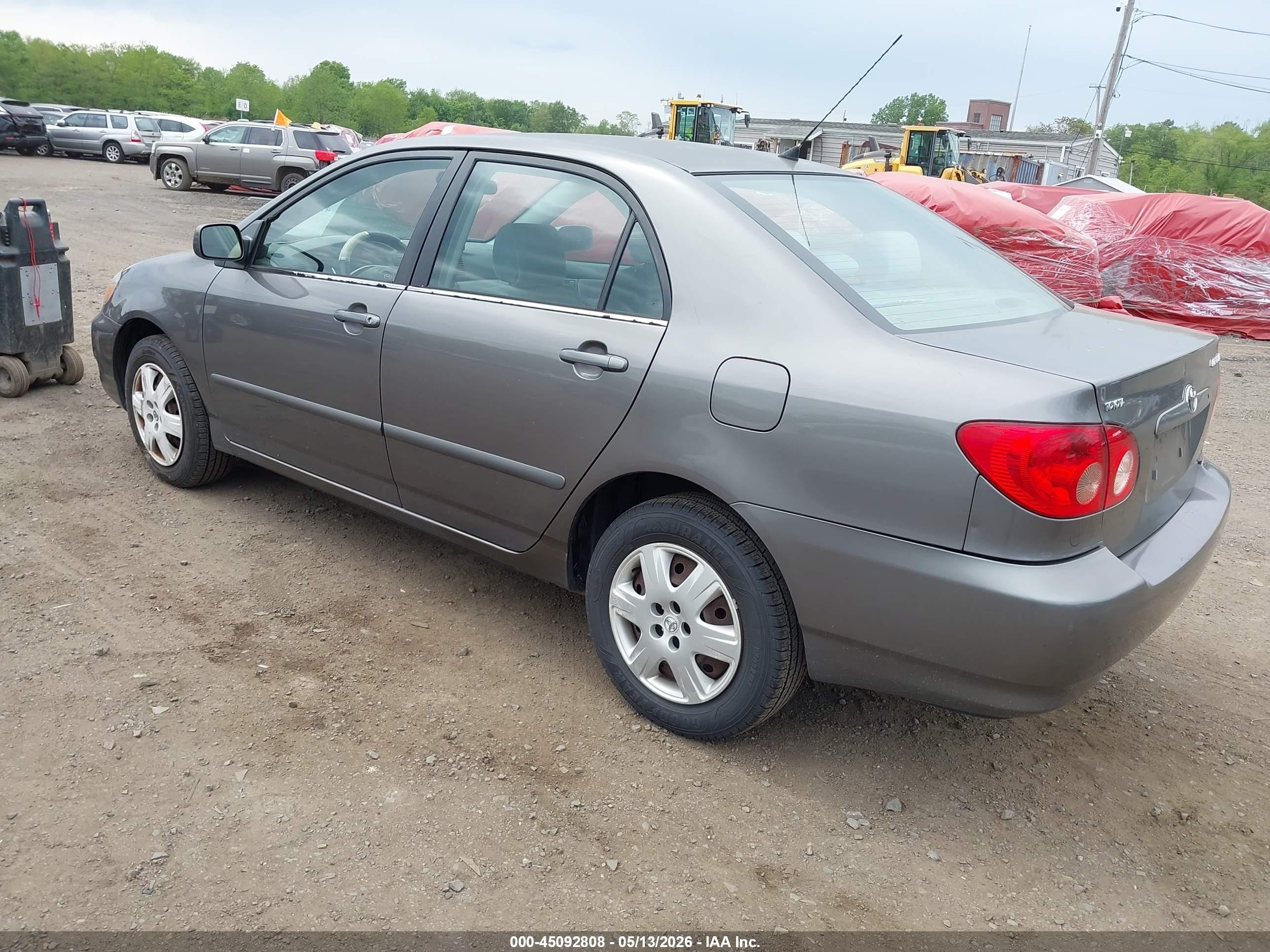 2005 Toyota Corolla Le Gray vin: 1NXBR32E55Z376505