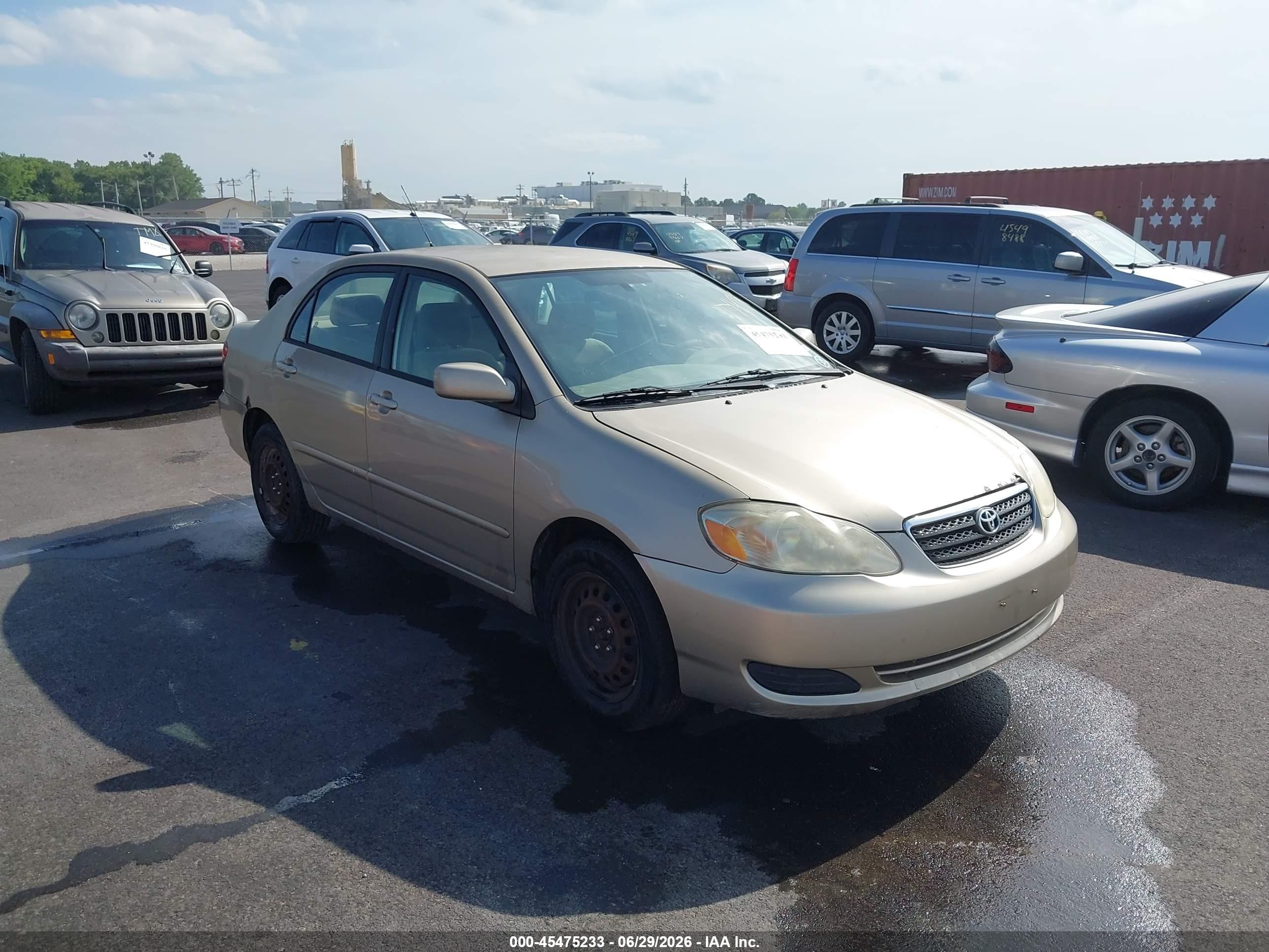2005 Toyota Corolla Le Gold vin: 1NXBR32E55Z395152
