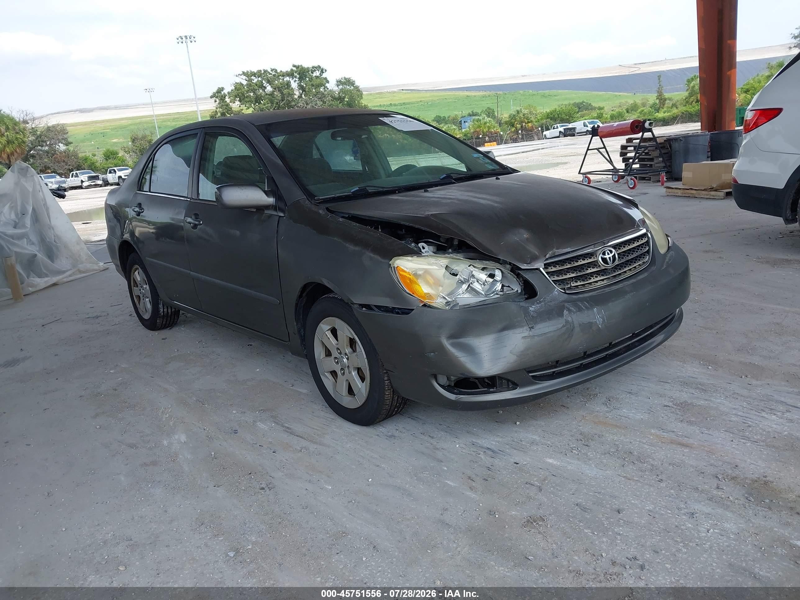 2005 Toyota Corolla Le Gray vin: 1NXBR32E55Z405002