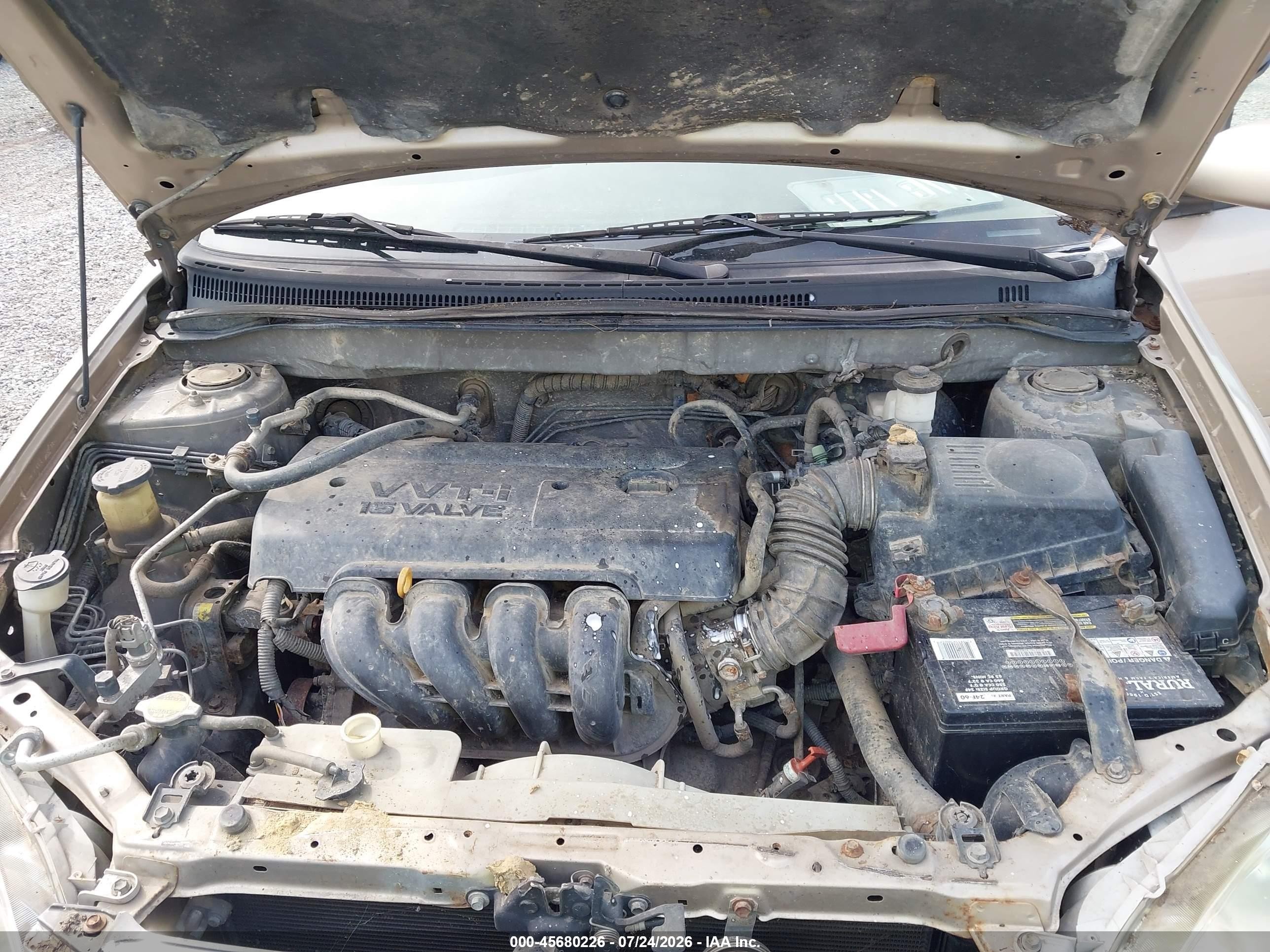 2005 Toyota Corolla Le Beige vin: 1NXBR32E55Z413083